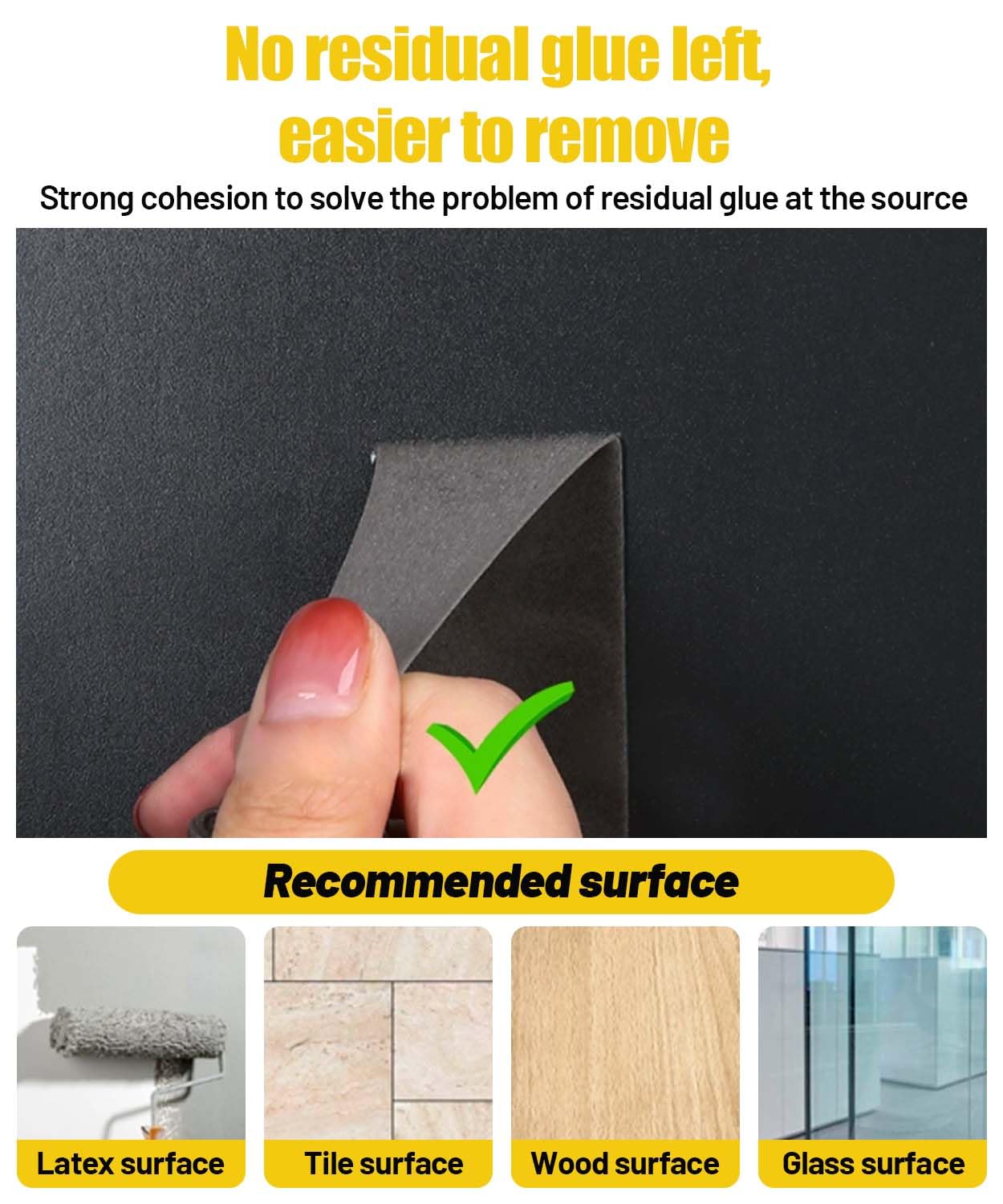 PHIXBEAR 2 Rolls Double Sided Tape Heat Resistant Heavy Duty Pro+, Super Strong Mounting Foam Tape for Automotive, LED Strip, Weatherproof Removable No Residue 0.4" x 19.7 FT