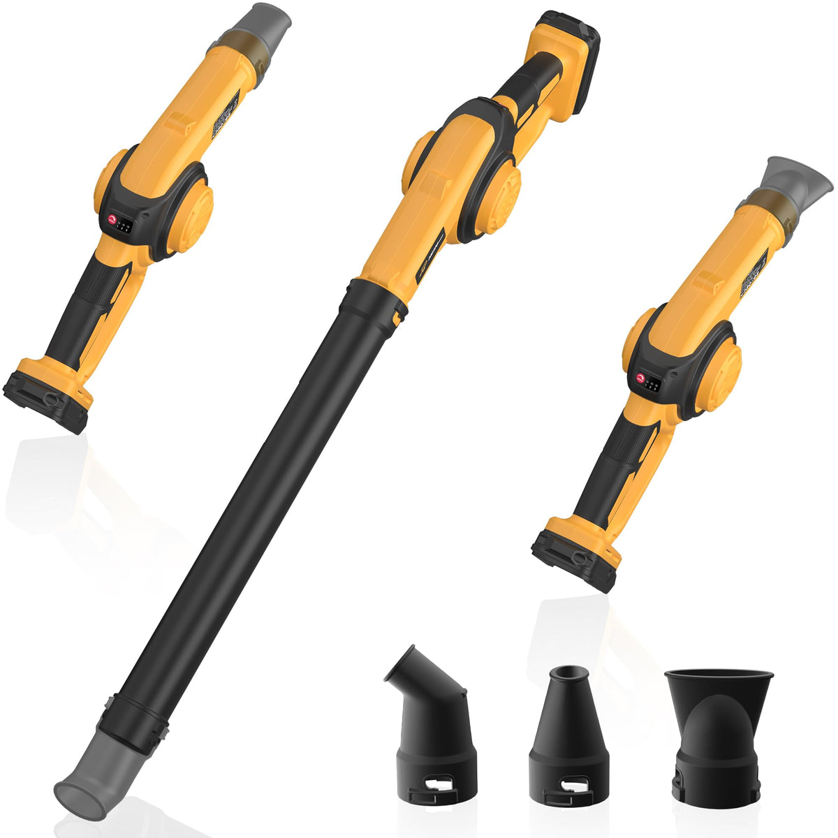 HEINPRO Mini Cordless Leaf Blower Up to 200MPH Compatible with Dewalt 20V Max Battery(No Battery) Electric Leaf Blower Cordless 3 Speeds Mode Battery Powered Leaf Blowers for Workbench, Patio