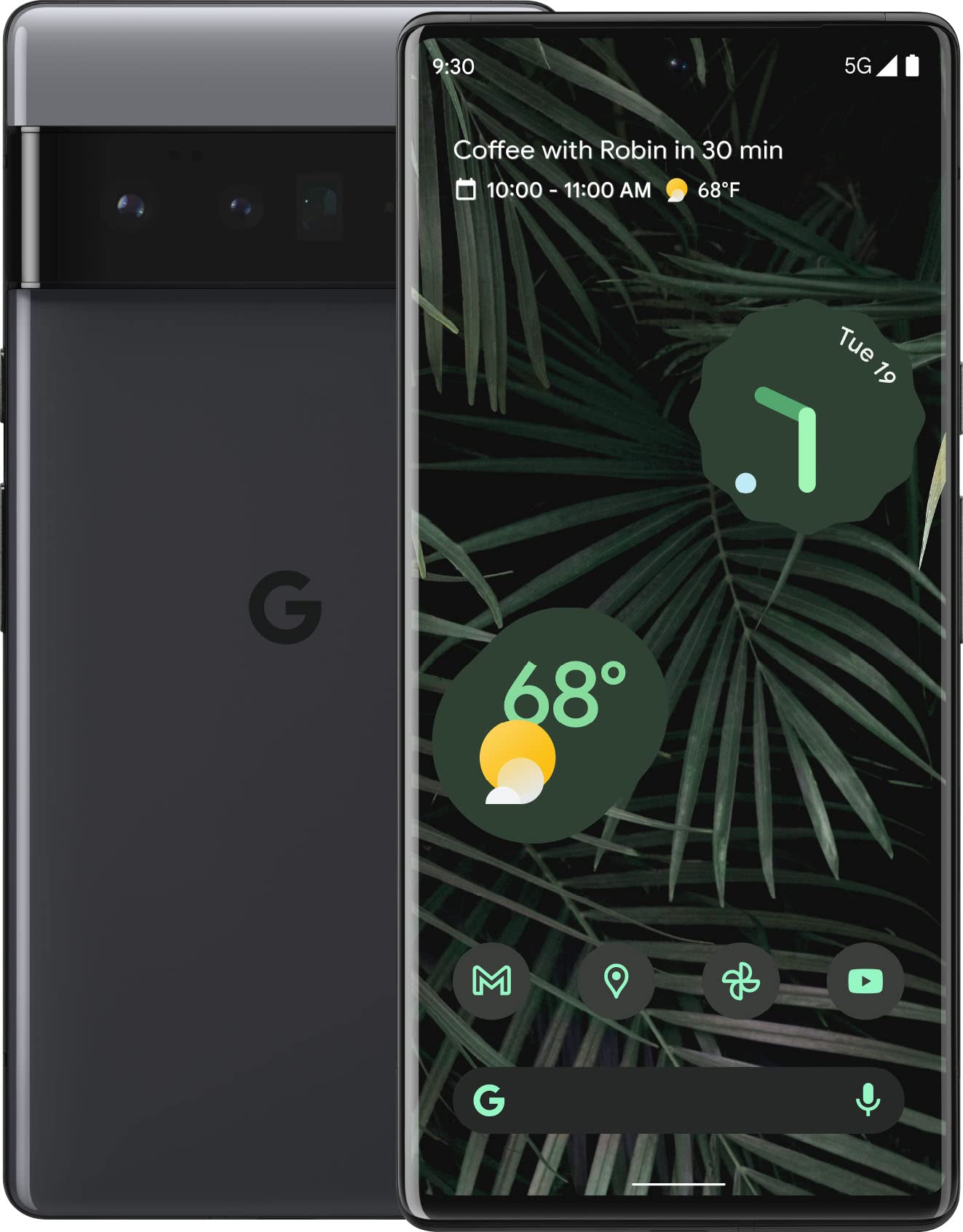 Google Pixel 6 Pro 5G 512GB G8VOU Factory Unlocked - Stormy Black (Renewed)