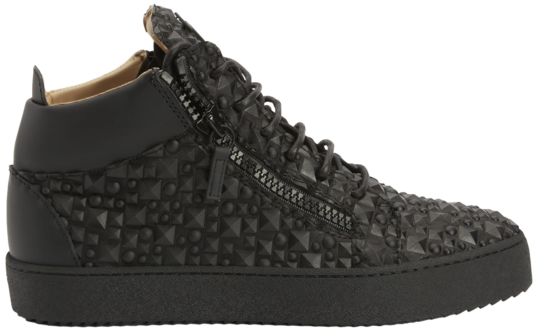 Giuseppe Zanotti, Kriss Mid Top Sneakers, 9, Black