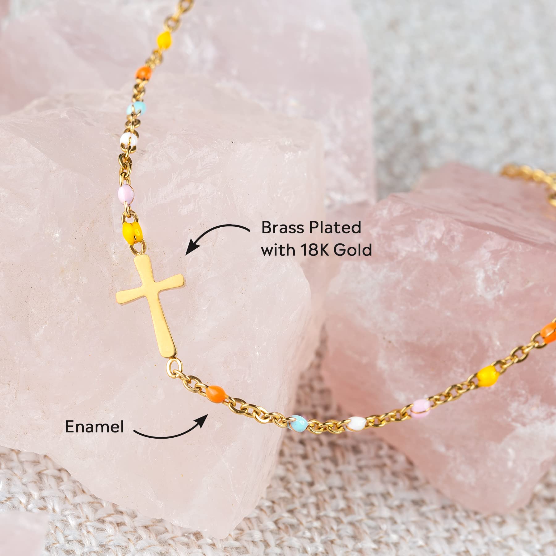 STORYJEWELLERY Gifts for Sisters from Sisters, Sister Birthday Gifts Ideas, Sisters Gifts from Sister, Brother to Sister Gifts, Sister Bracelet, Cross Bracelet, Christmas Gifts for Sister