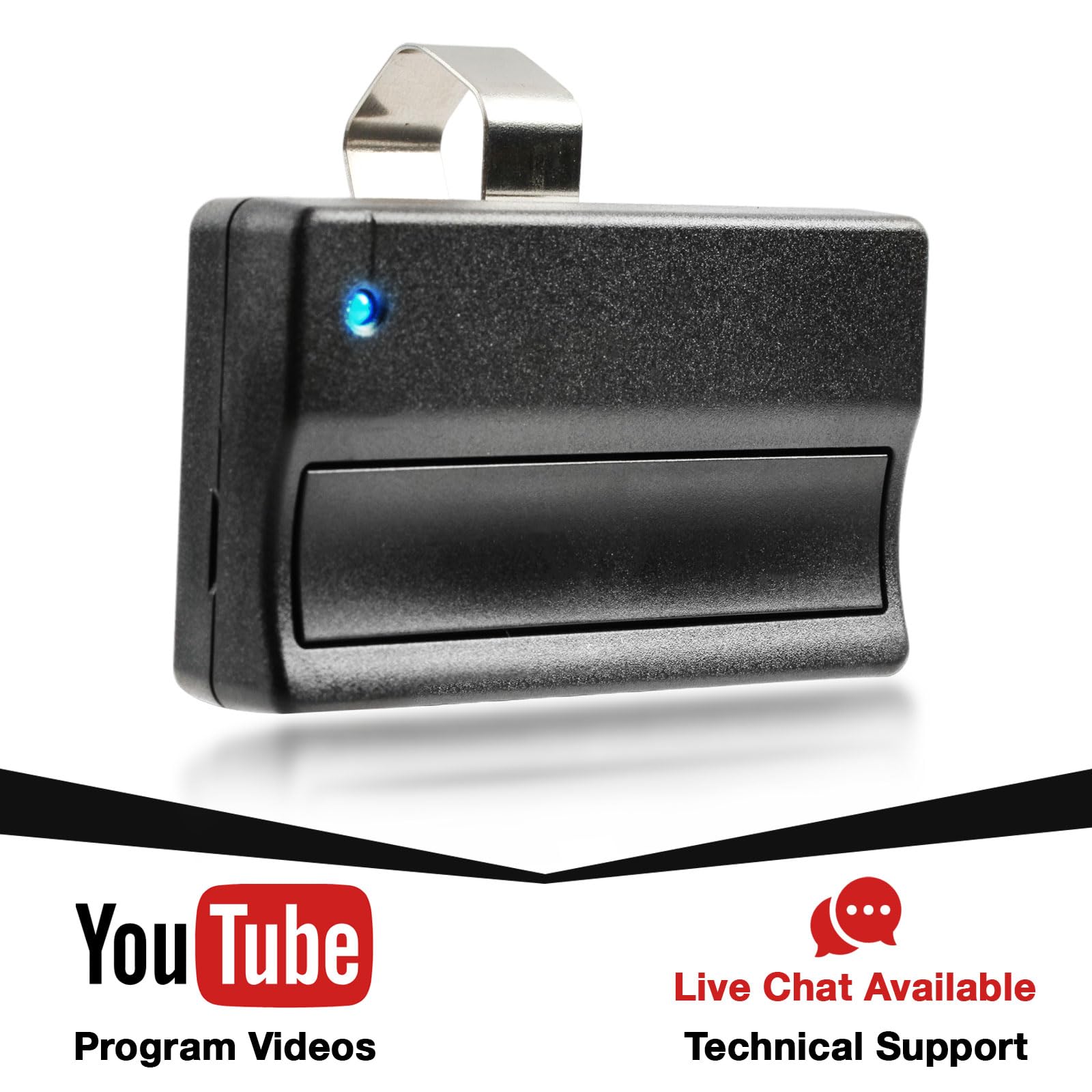 2 Garage Door Remote Opener for Liftmaster 371LM (2005-Current) Purple Button - Security+ 315 MHz
