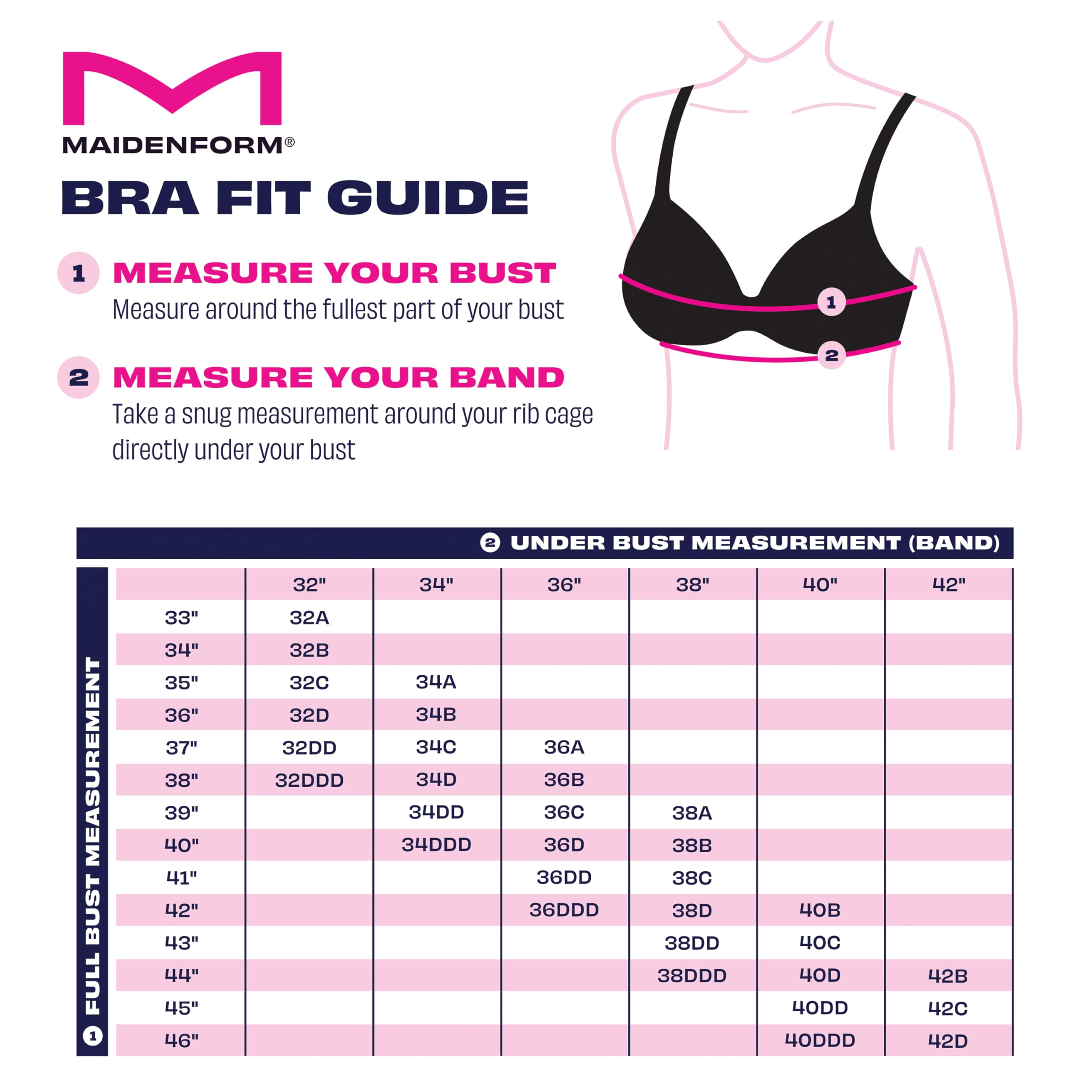 Maidenform Womens One Fab Fit T-shirt Bra, Lightly-lined Underwire Racerback For Bras, Latte Lift, 34B US