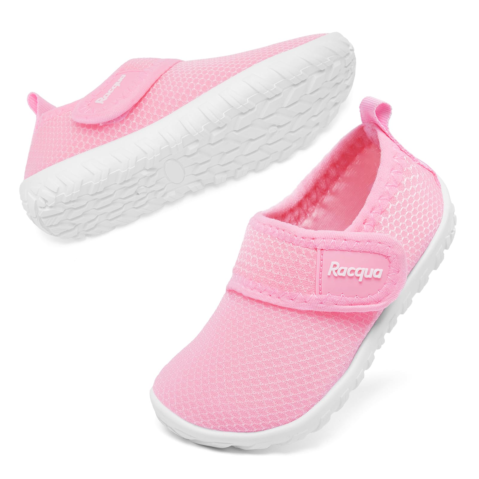 Racqua Baby Water Shoes Swimming Boys Slip On Pool Beach Shoes Girls Shoes Pool Beach Quick Dry Shoes Infant Pink 6-12Months