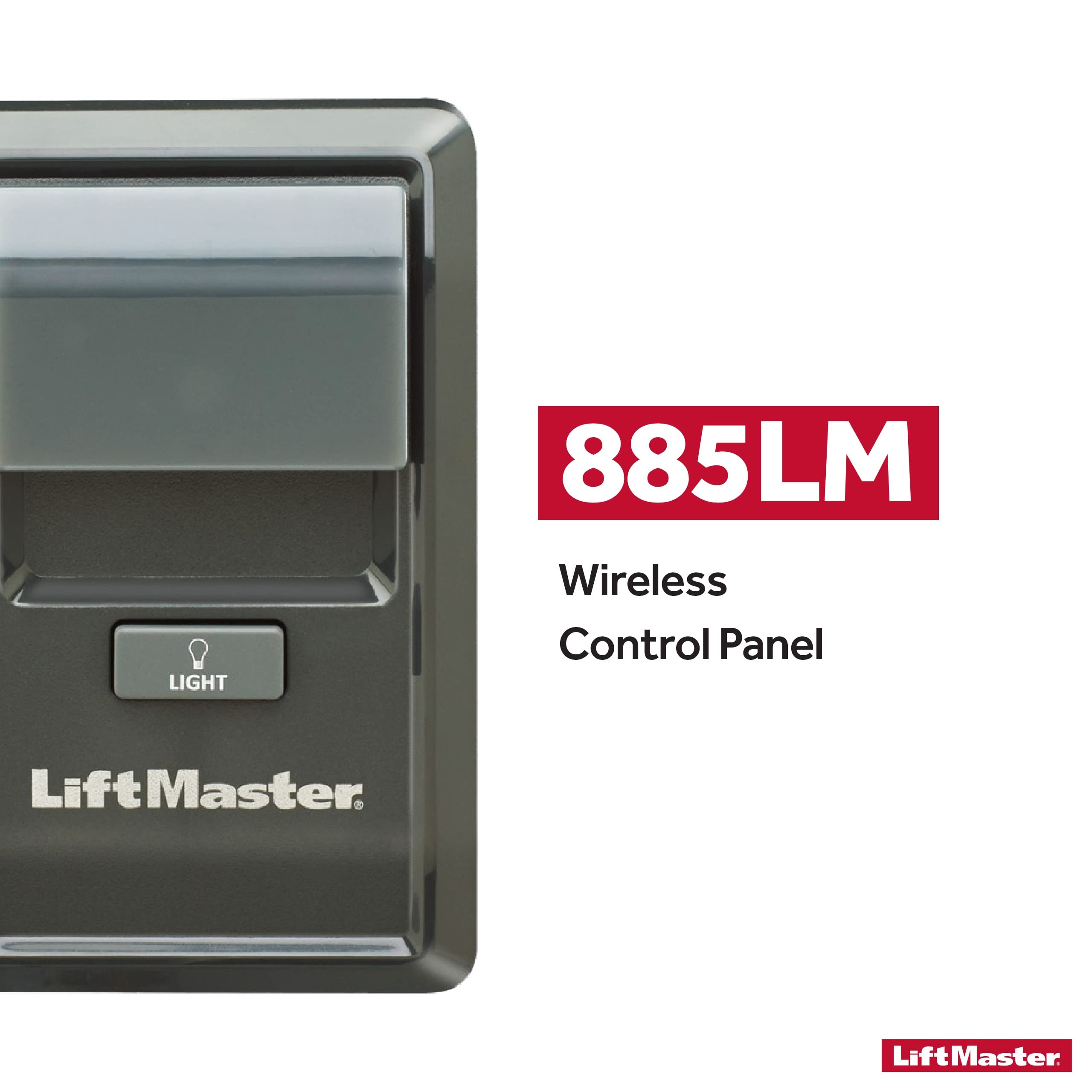 LiftMaster 885LM Security+ 2.0 Wireless Garage Door Opener and Lights Control Panel