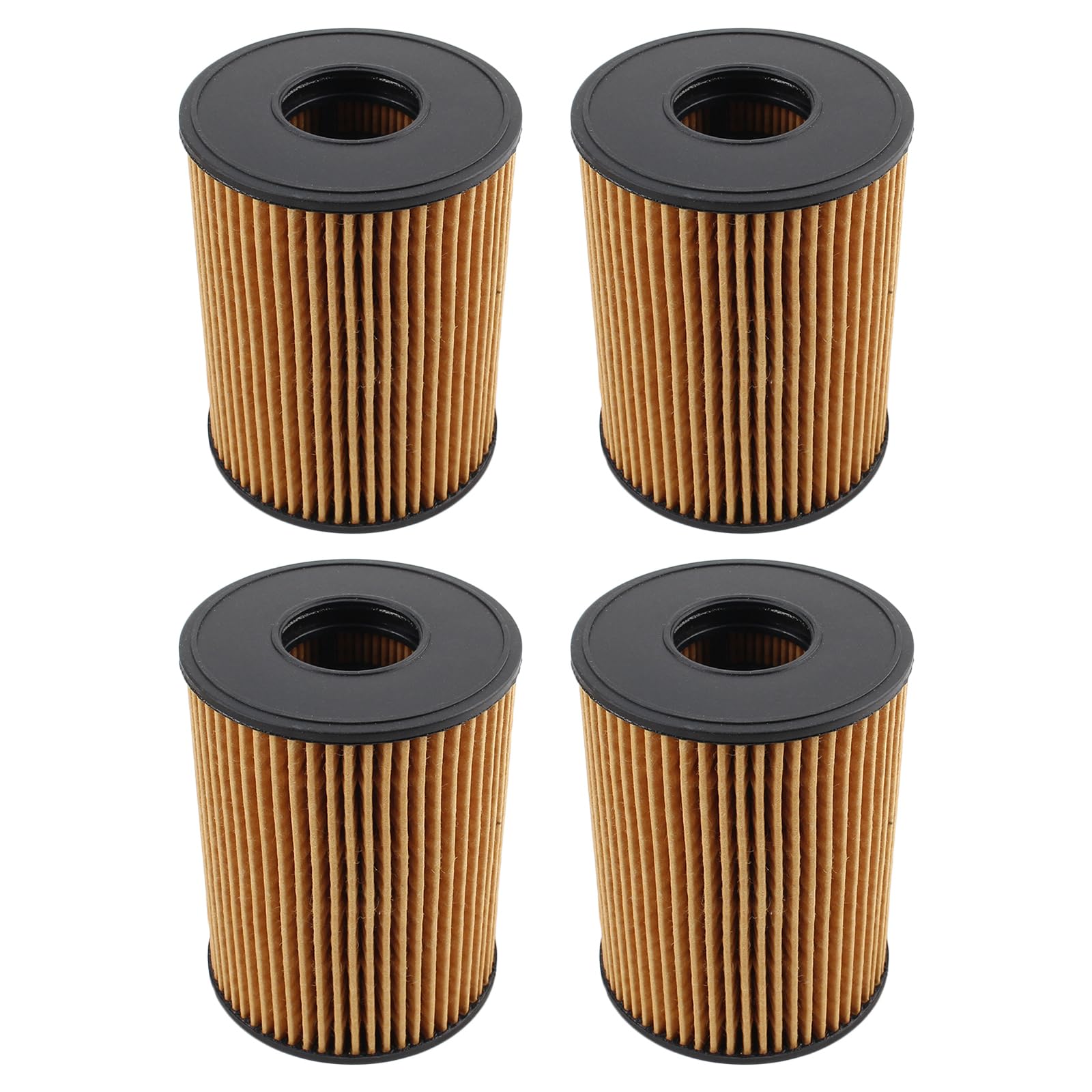 CARBBIA 26350-2S000 Oil Filter with Seals Compatible with Hyundai Santa Cruz 2.5L 2020-2022 Compatible with Kia Sorento 2.5L Engine 2021-2022 Pack of 4