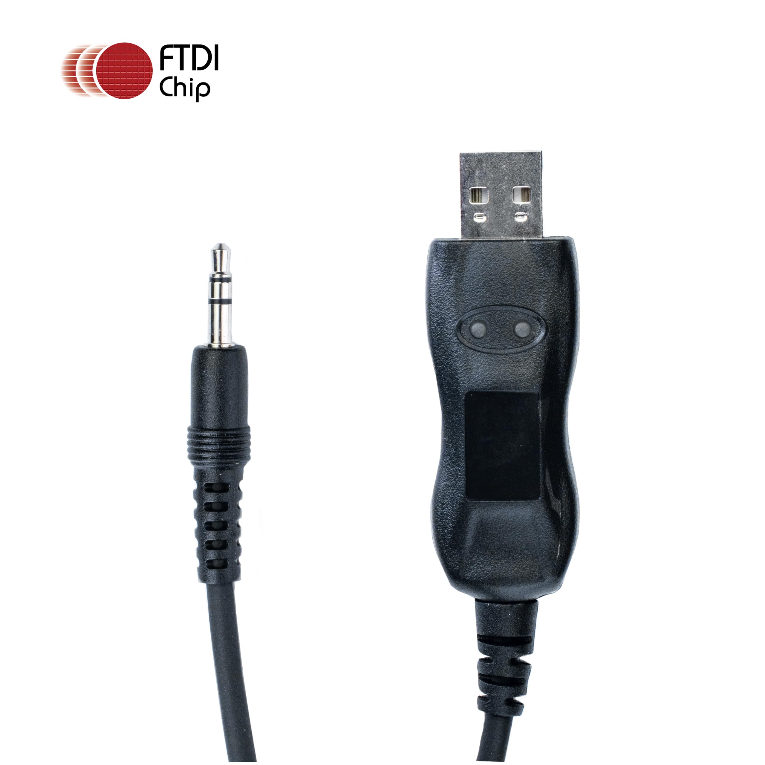 BTECH PC04 FTDI USB Programming Cable – Compatible UV-25X2, UV-25X4, UV-50X2, GMRS-50V2, GMRS-20V2 Mobile Radios and More – Genuine FTDI Chipset – Plug and Play