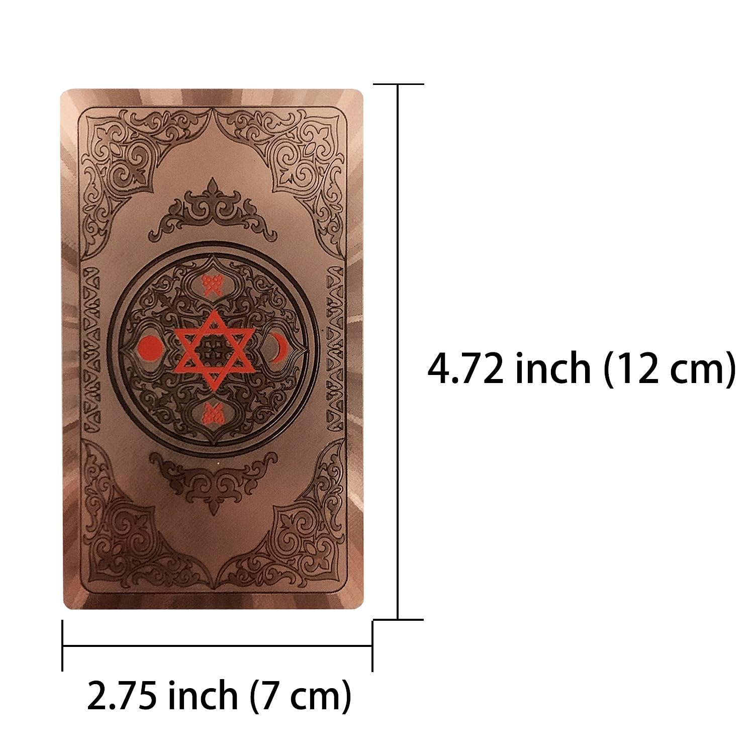 SUNHHX Tarot Cards Deck, 78 Tarot Cards PVC Waterproof Resistant Resistant Classic Tarot Cards with Guidebook for Beginners and Professional Player