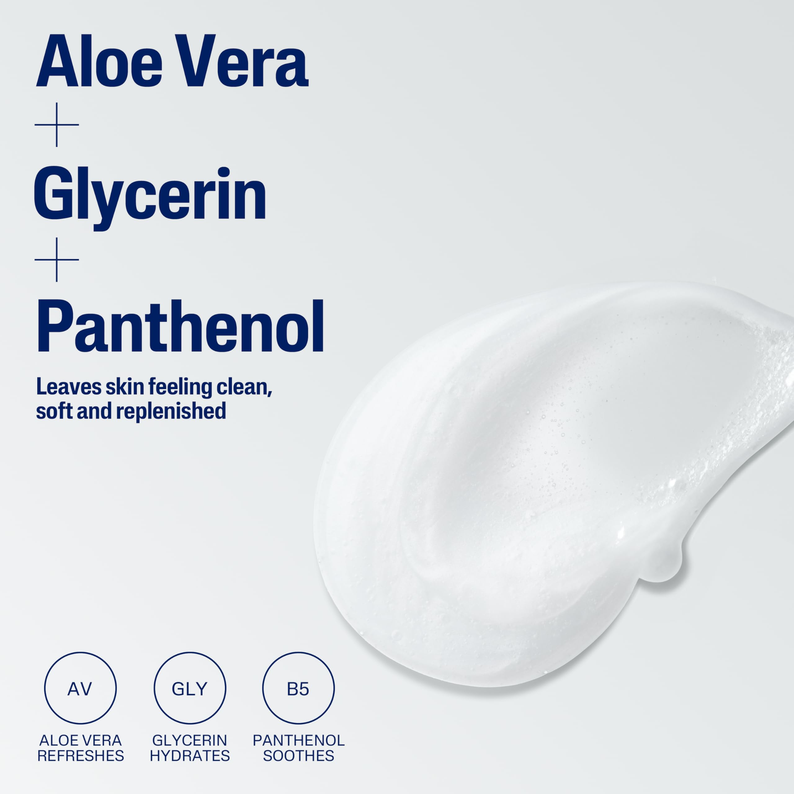 Cetaphil Ultra Gentle Body Wash, For Dry to Normal, Sensitive Skin, 16.9oz Pack of 3, Aloe Vera, Vitamin B5, Hypoallergenic, Paraben Free, Fragrance Free, Dermatologist Tested