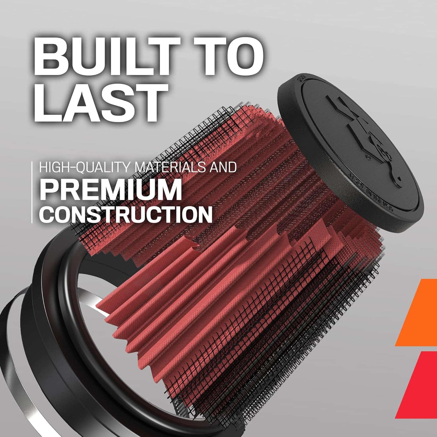 K&N High-Flow Original Lifetime Universal Clamp-On Air Filter: Performance, Premium, Washable: Flange Diameter: 4 In, Filter Height: 9.5 In, Flange Length: 1.6875 In, Shape: Round Tapered, RC-4780