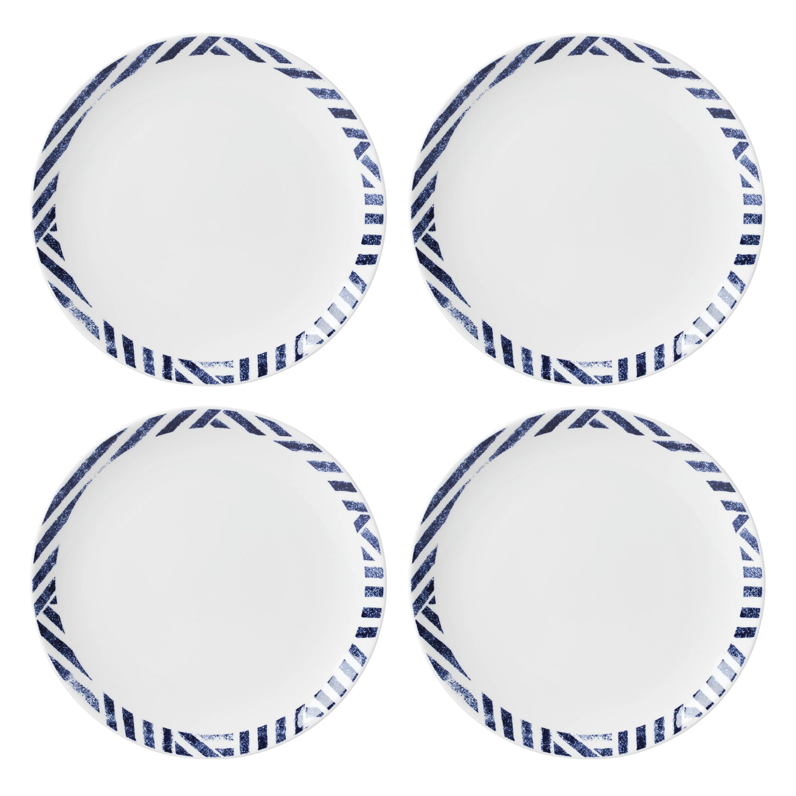 Oneida Harbour Piece Dinnerware Set, 12 Count, White, Back To College, Dorm Essentials