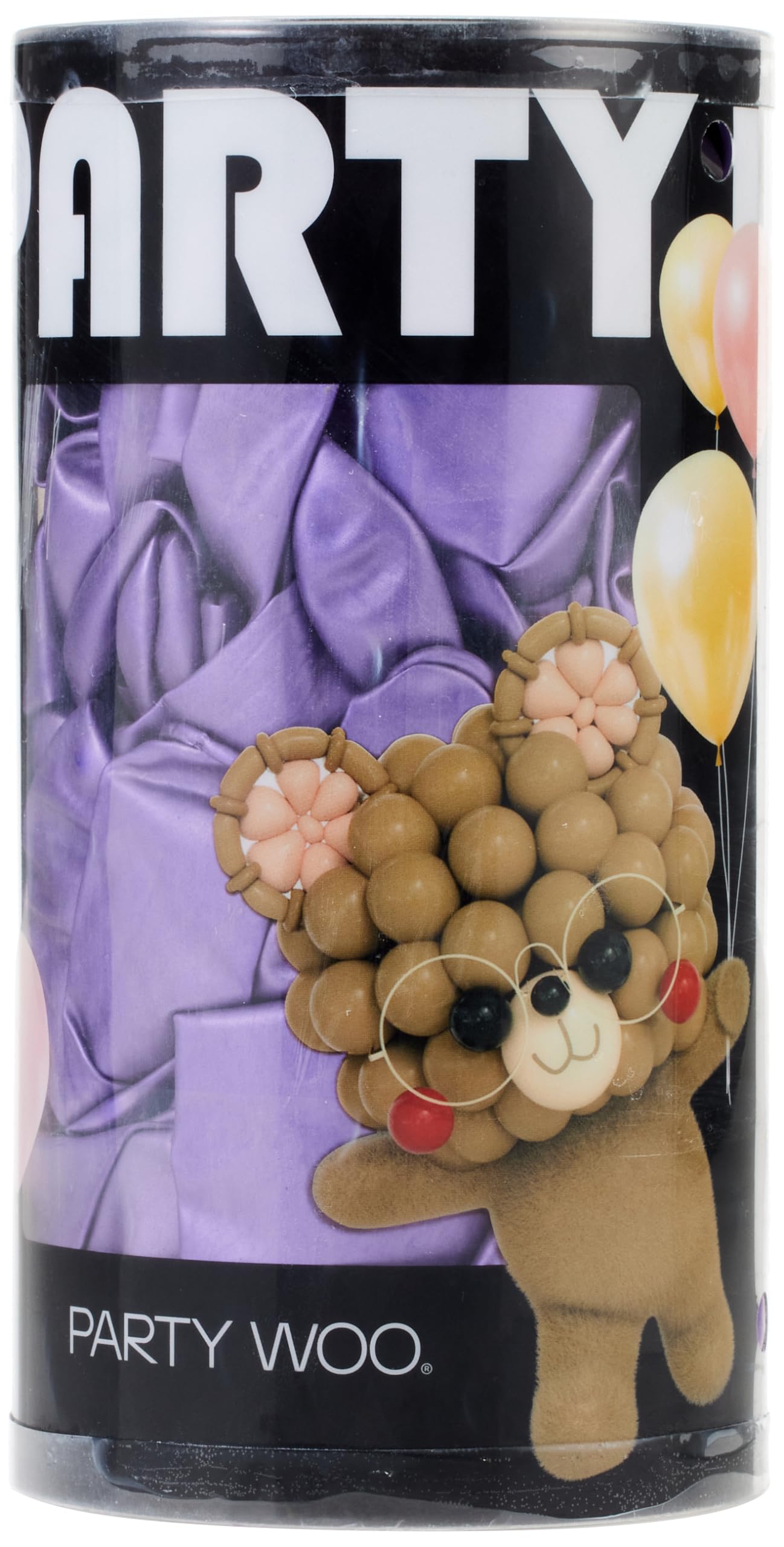 PartyWoo Metallic Purple Balloons, 100 pcs Purple Metallic Balloons Different Sizes Pack of 36 Inch 18 Inch 12 Inch 10 Inch 5 Inch Chrome Purple Balloons for Birthday Party Decorations, Purple-G105