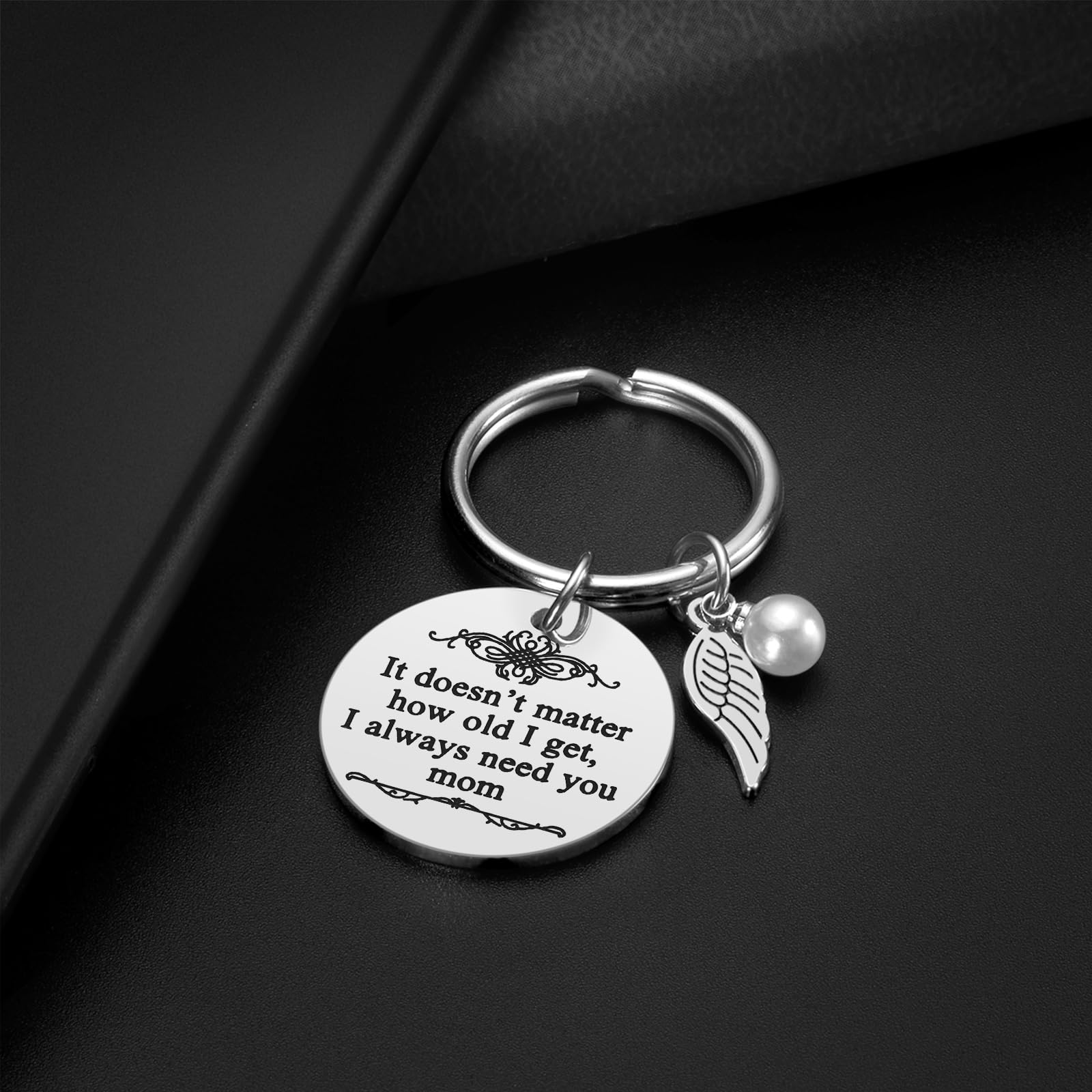 iJuqi Mother's Day Gifts from Daughter Son for Mom Birthday Valentine's Day Christmas Gifts Mom Keychain Mother Keyring