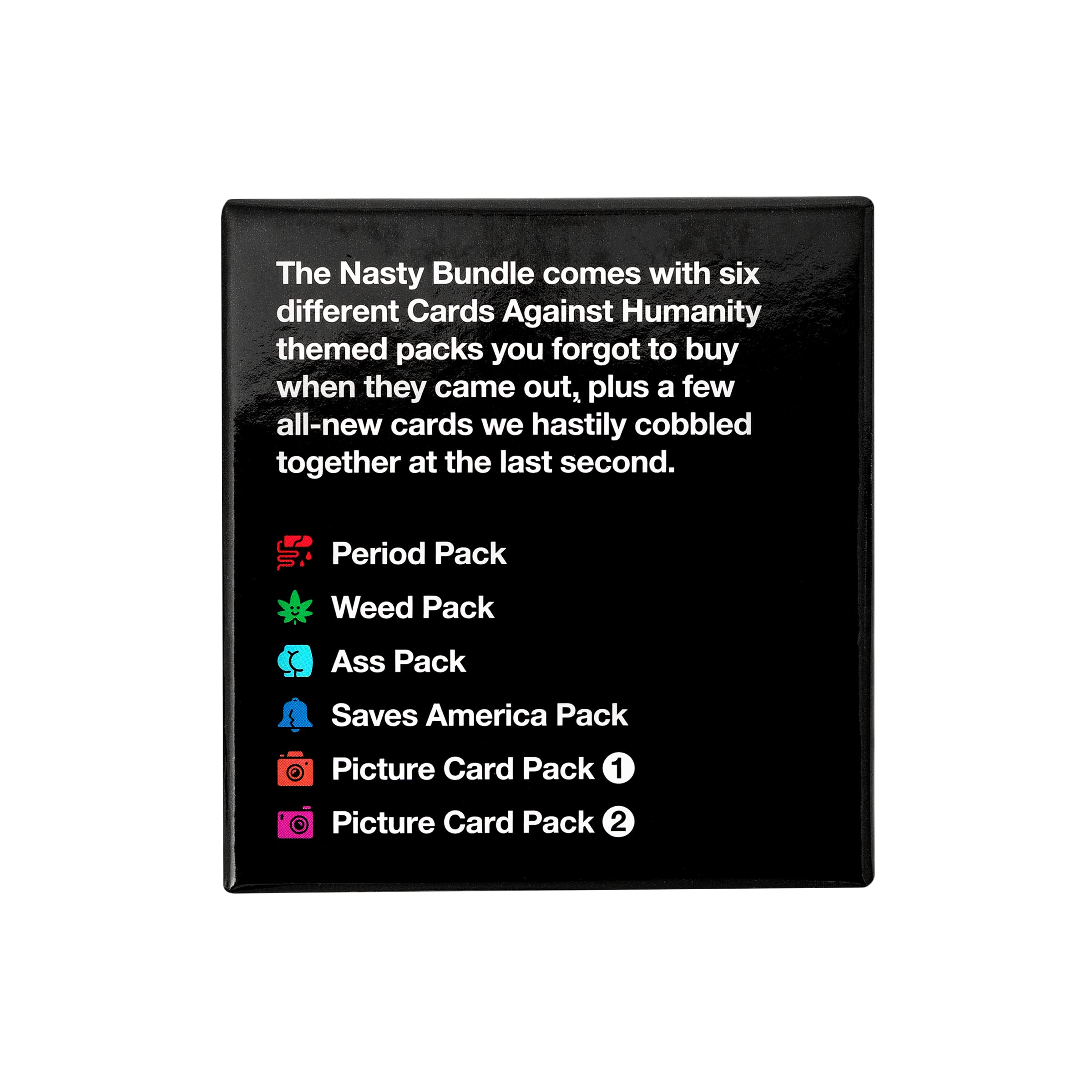 Cards Against Humanity: Nasty Bundle • 6 Nasty Themed Packs + 10 All-New Cards