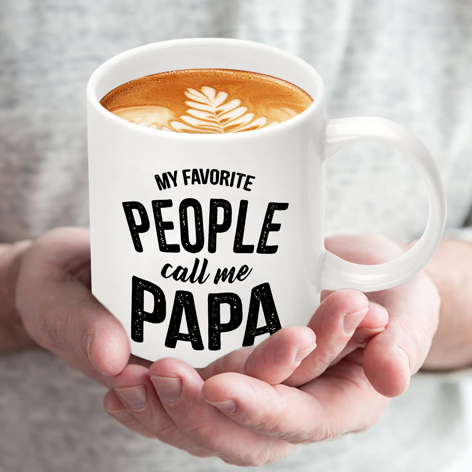 Fathers Day Dad Gifts from Daughter Son Wife,11 OZ Funny Coffee Mug Personalized Gifts for Dad Papa Grandpa Step Dad Husband,First Fathers Day Dad Gifts for New Dad,Dad Gifts for Birthday Anniversary