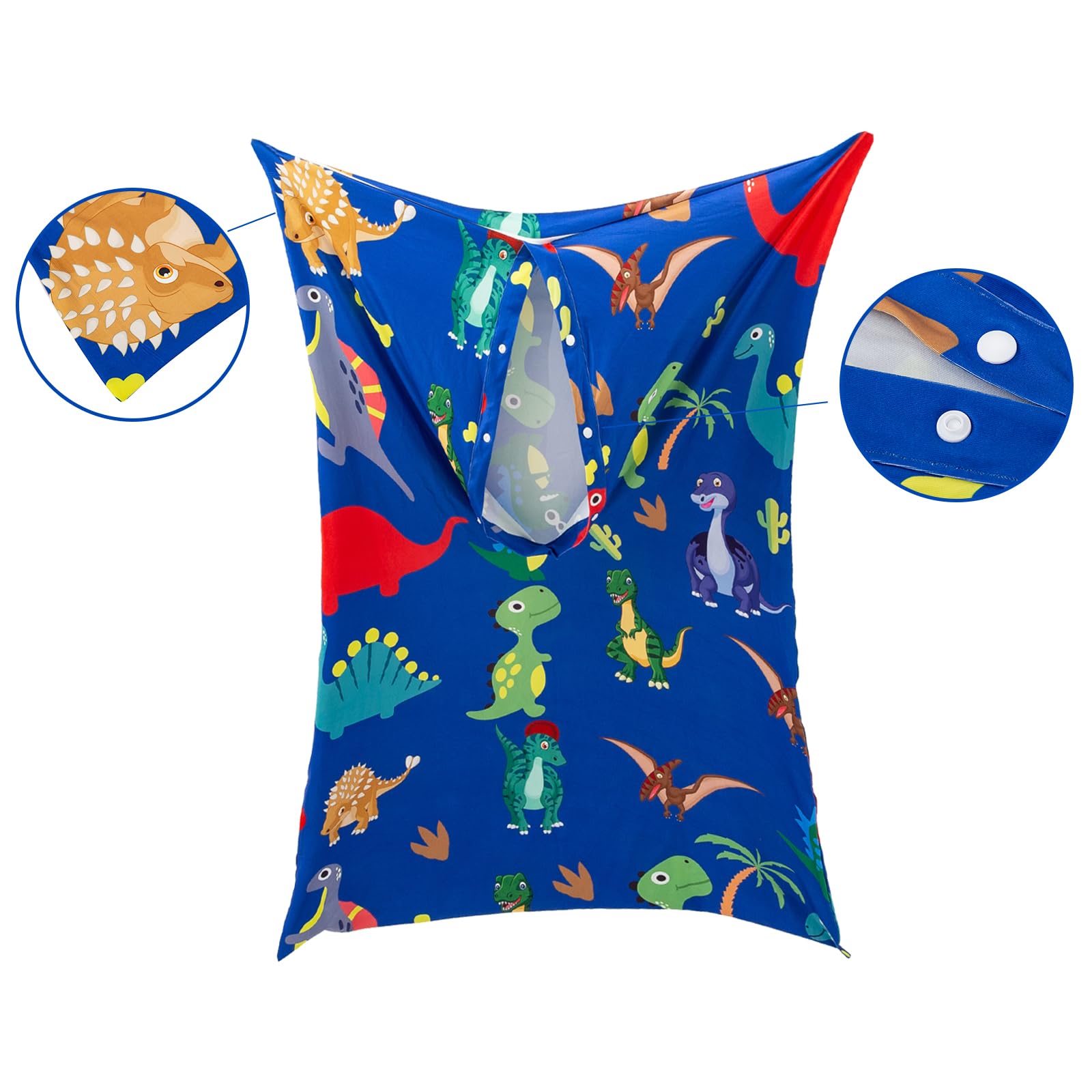 Sensory Body Sock for Kids, Full Body Sock Wrap for Autistic Children to Relieve Stress, Relaxing Sensory Sack for Kids Sensory Processing Disorder for Kids 9-12