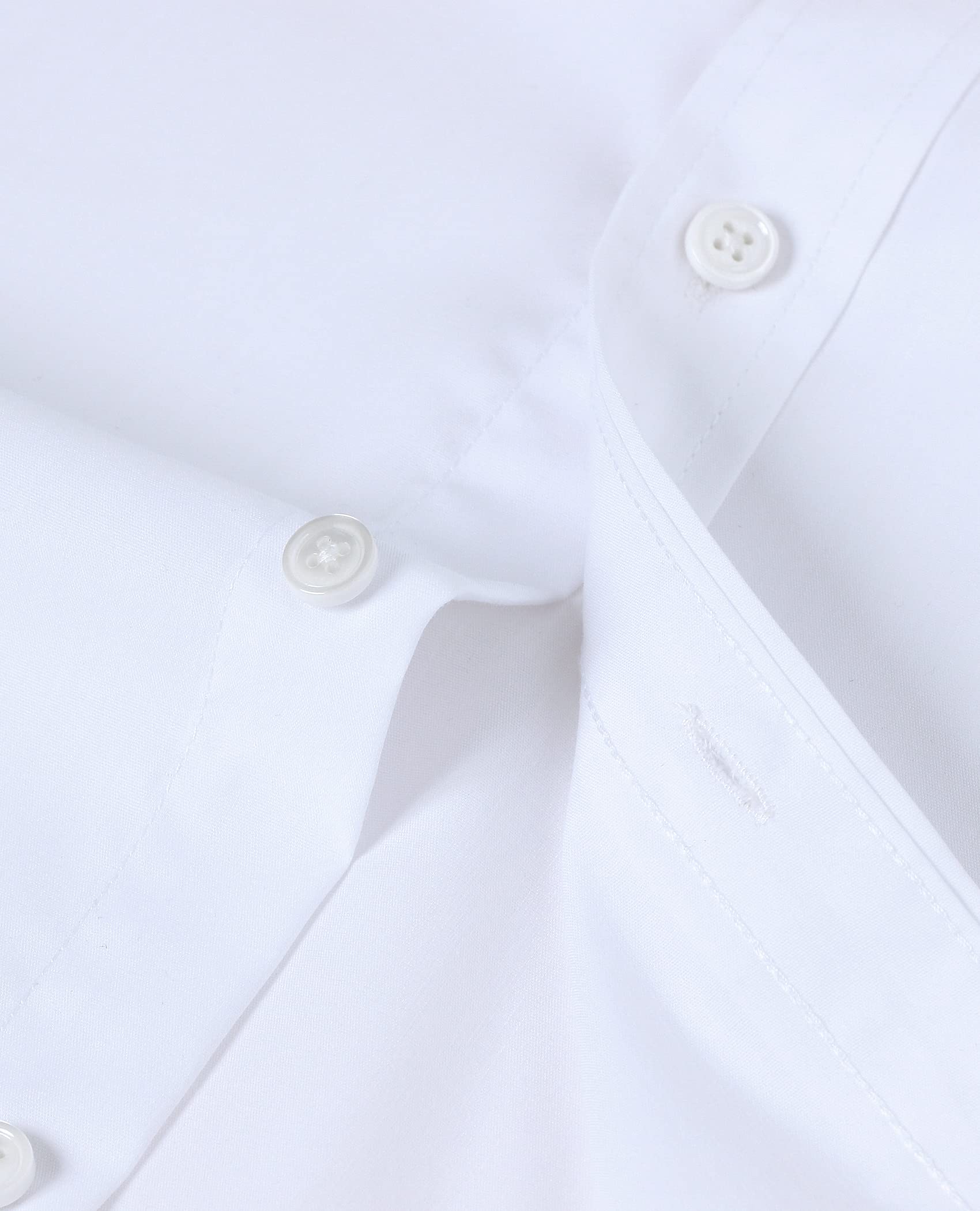 Lion Nardo White Dress Shirts for Men Men's White Dress Shirt Long Sleeve White Button Down Shirt Men Button Up Shirts