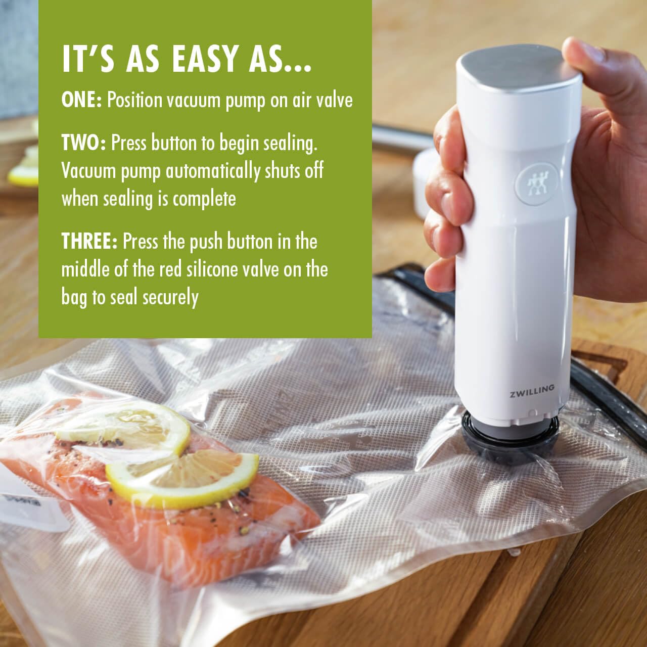 ZWILLING Fresh & Save 10-pc Vacuum Sealer Bags, Sous Vide Bags, Meal Prep - Medium