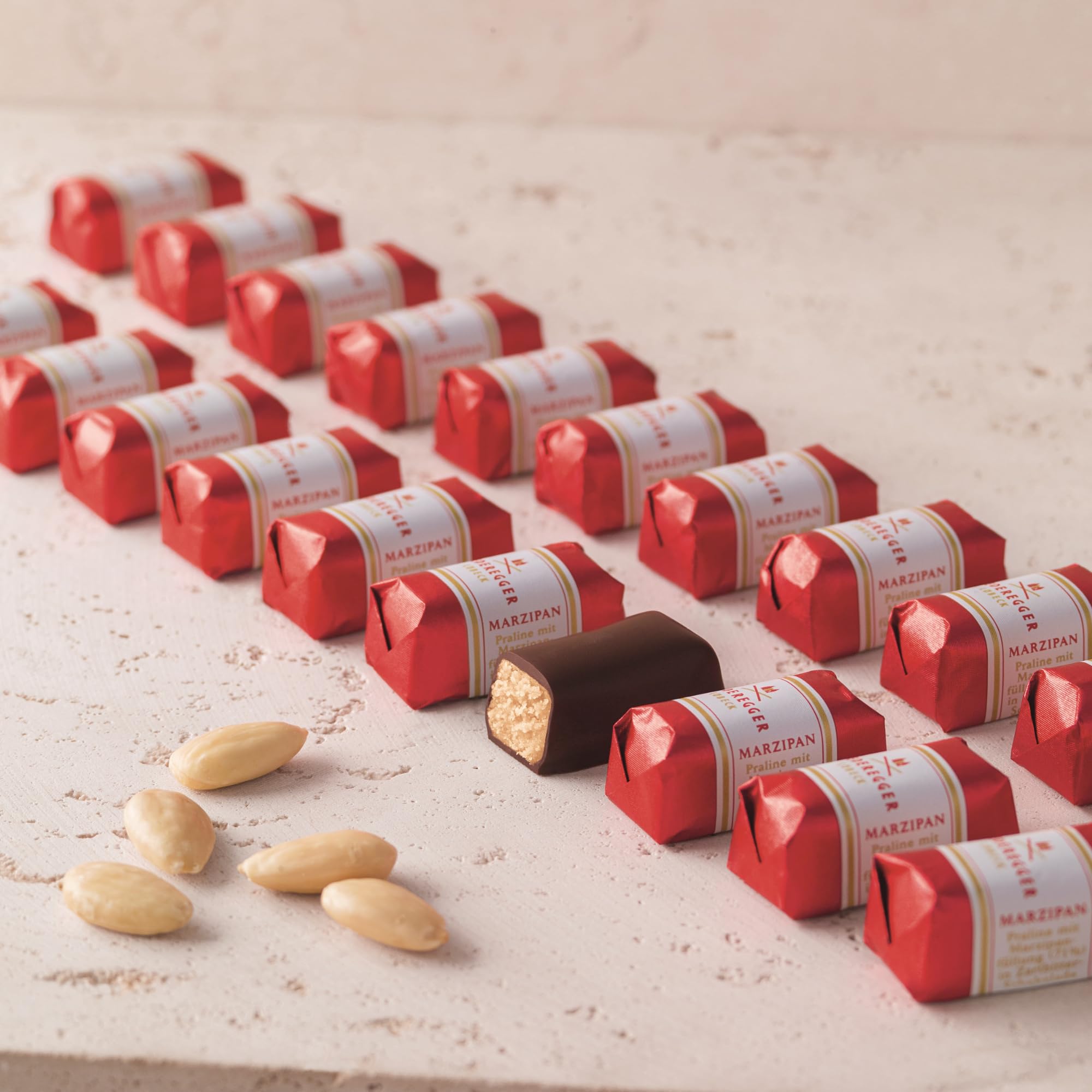Niederegger Classic Loaves: Pure Marzipan Covered in Crisp and Dark Chocolate, 200g / 7oz. |16 Pieces per Box | Premium, Handcrafted, Authentic | Made in Germany since 1806 | Kosher