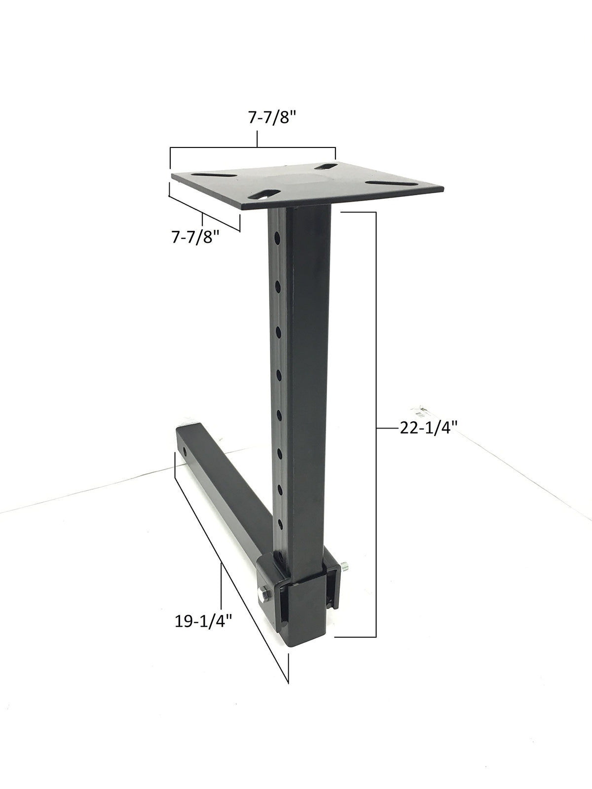 MaxxHaul 80356 Hitch Mount Vise Plate Holder With Adjustable Height - Fits 2 inch x 2 inch Receiver With Standard Mounting Vise Plate