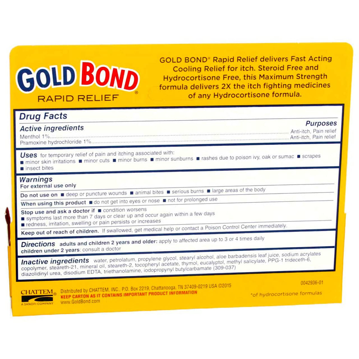 Gold Bond Med. Crm Size 1z Gold Bond Maximum Strength Medicated Anti-Itch Cream