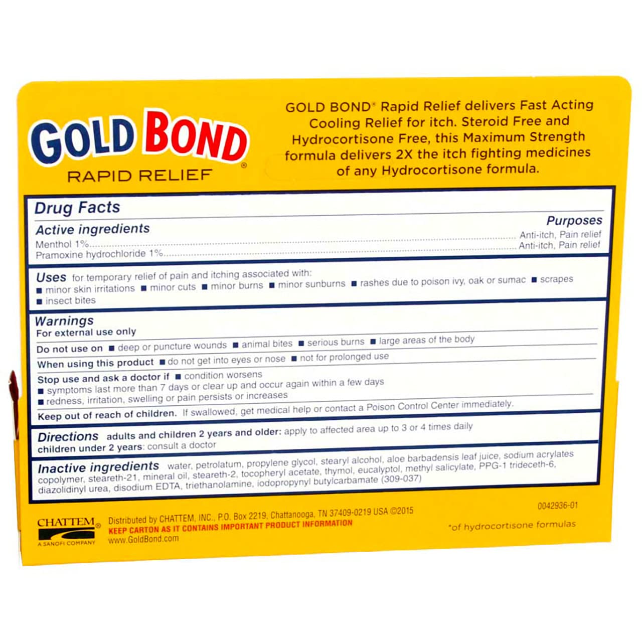 Gold Bond Maximum Strength Medicated Anti-Itch Cream - 1 oz