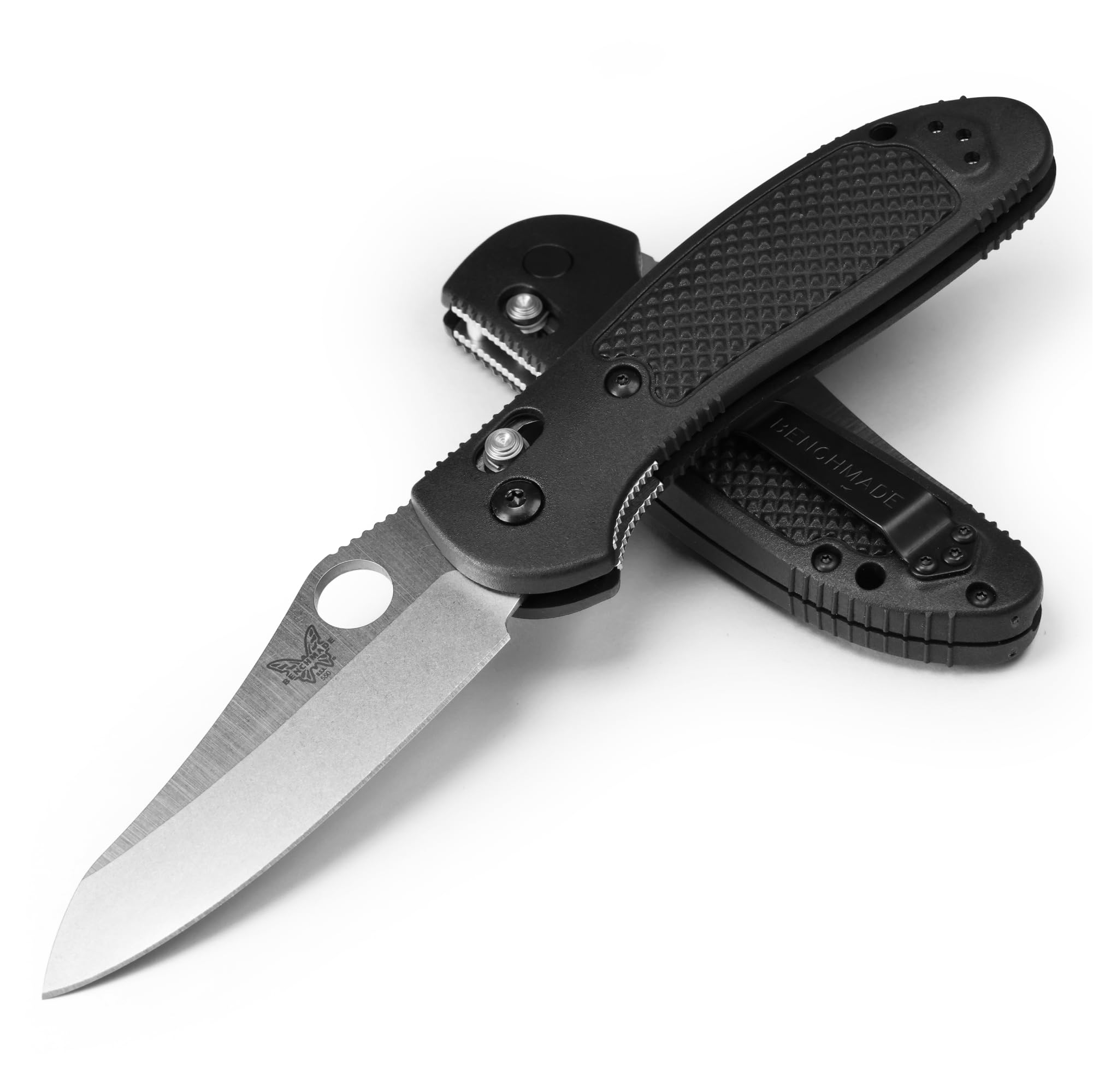 Benchmade - Griptilian 550-S30V EDC Knife with Black Handle (550-S30V)