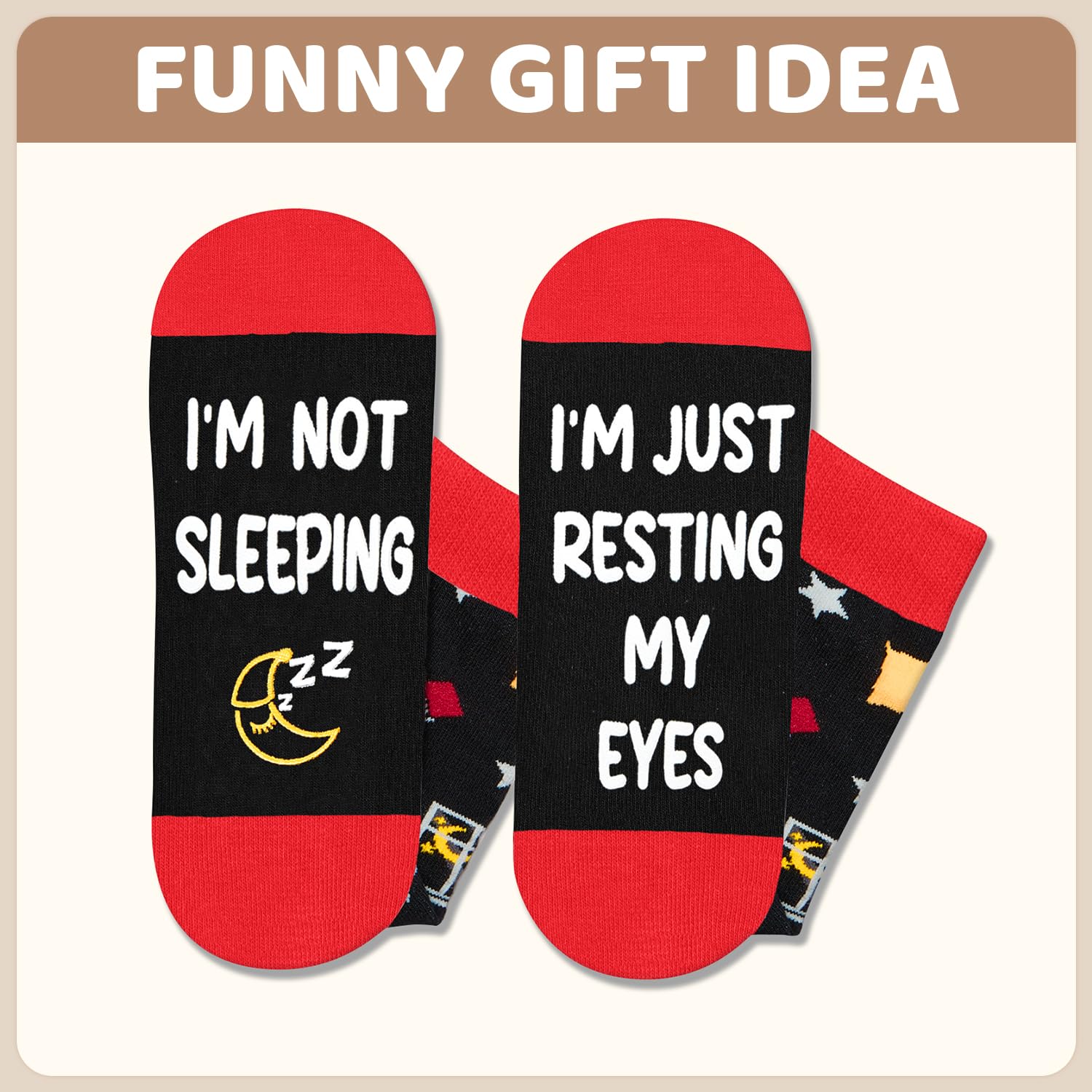 Zmart Birthday Gifts For Men - Im Not Sleeping Socks, Gifts For Dad Husband Grandpa, Father Day Gifts Socks, Gifts For Elderly Men, Christmas Stocking Stuffers