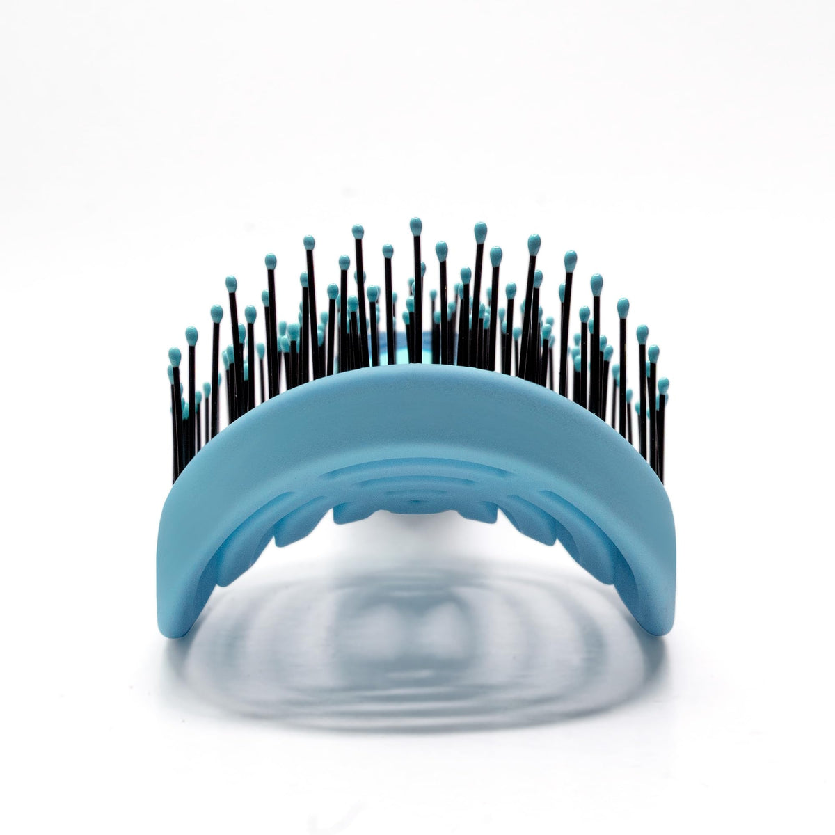 NuWay 4HAIR® DoubleC PRO® U.S. Patented Double Curved Detangling Brush is Hair Dryer Safe (Sea Foam)