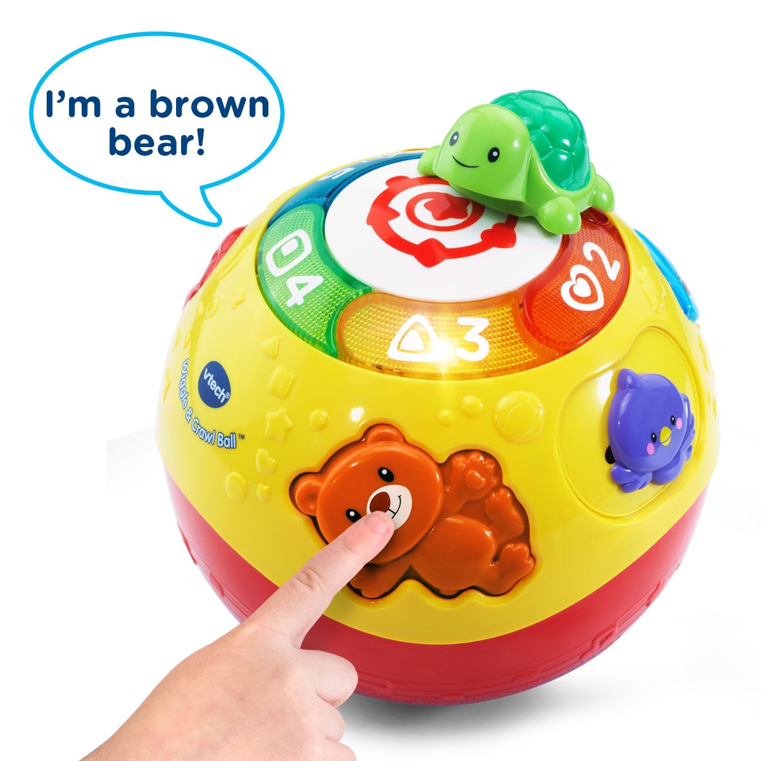 VTech Wiggle and Crawl Ball, Multicolor