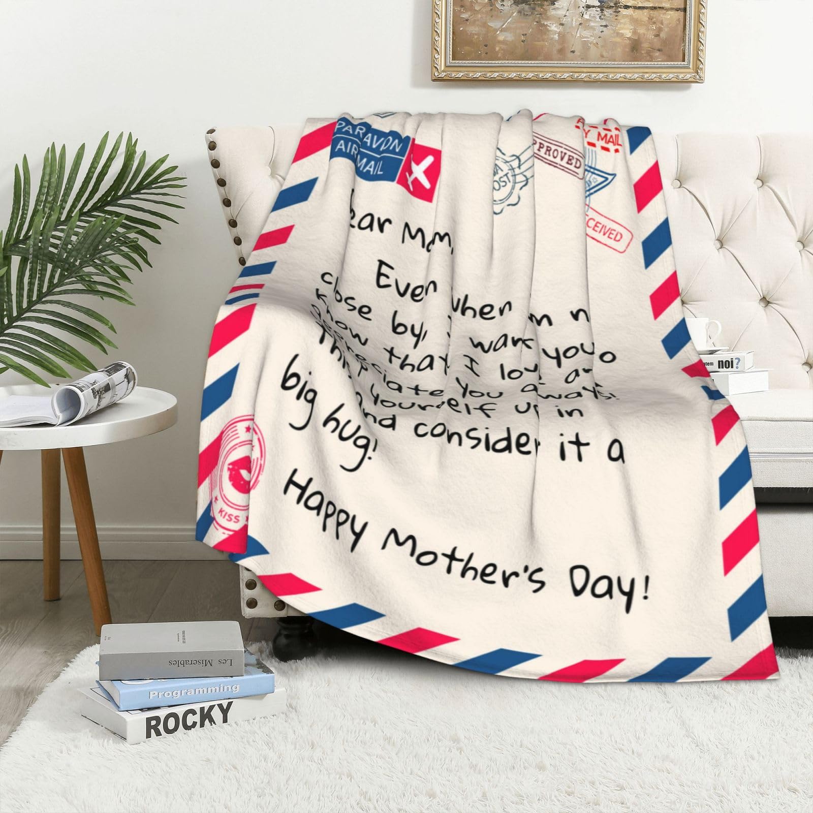 Mom Gifts for Mothers Day, Mothers Day Mom Gifts from Daughter/Son, Best Gift for Mom for Mother's Day, Daughter/Son to Mom Gifts for Mother Day, Moms Presents for Mothers Days Throw Blanket 60" x 50"