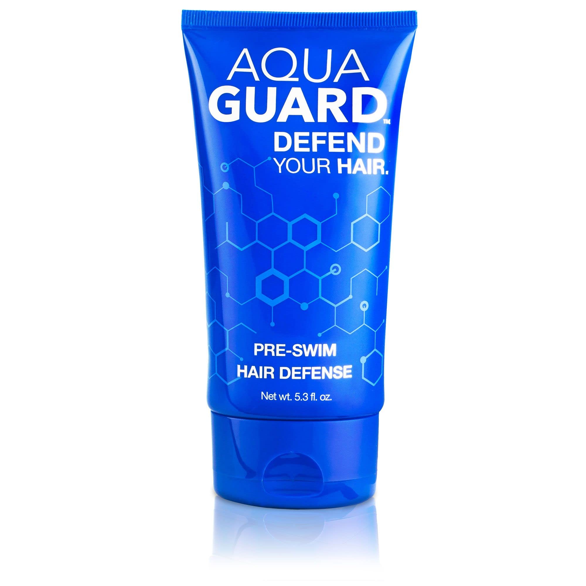 AquaGuard Pre-Swim Hair Defense | No More Swim Hair | Prevents Chlorine Damage + Softens Hair While Swimming | Made in California | Color Safe, Leaves Hair Smelling Great | 5.3 oz (1 Pack)