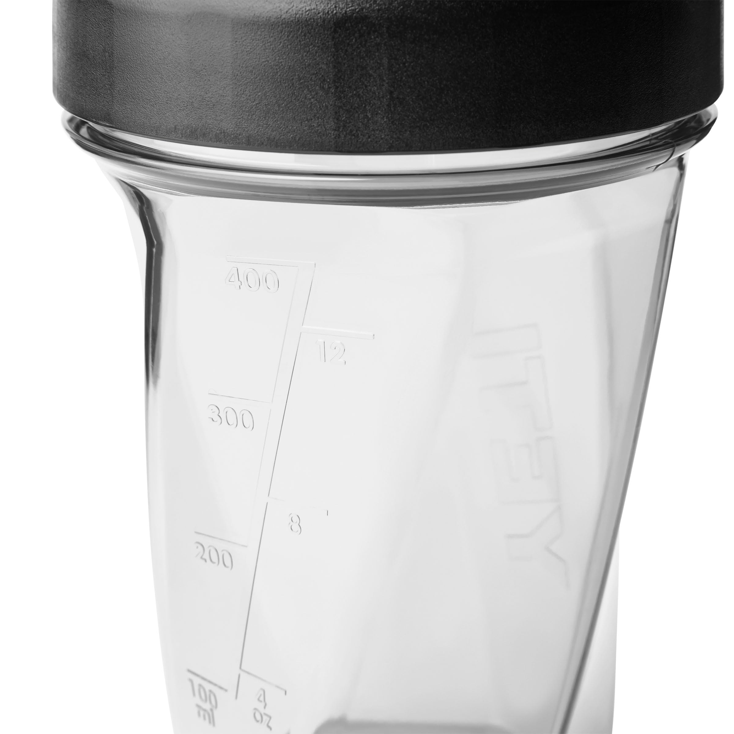 YETI Yonder Helimix Vortex Blender Shaker Bottle Holds up to 20oz | No Blending Ball or Whisk | USA Made | Portable Pre Workout Whey Protein Drink Shaker Cup | Dishwasher Safe, Clear