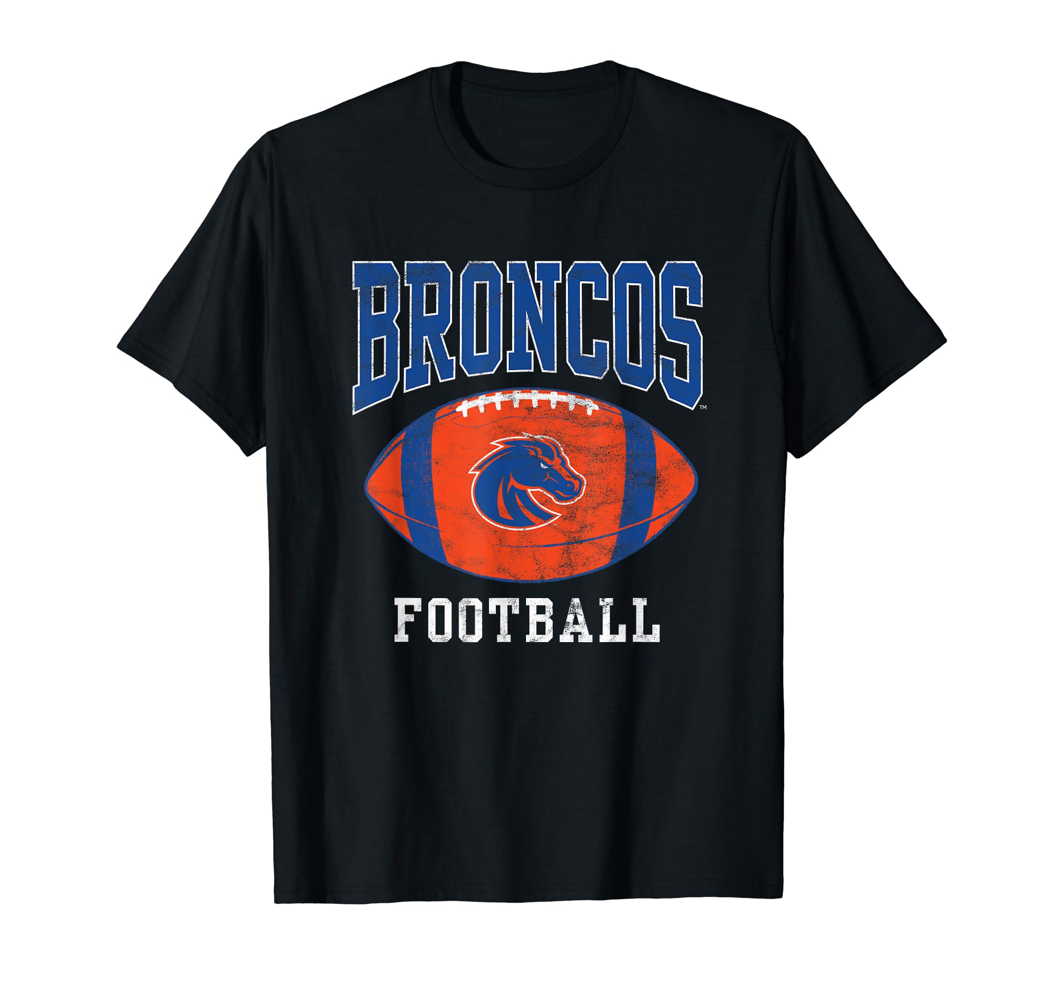 Boise State University BSU Broncos Football Ball T-Shirt