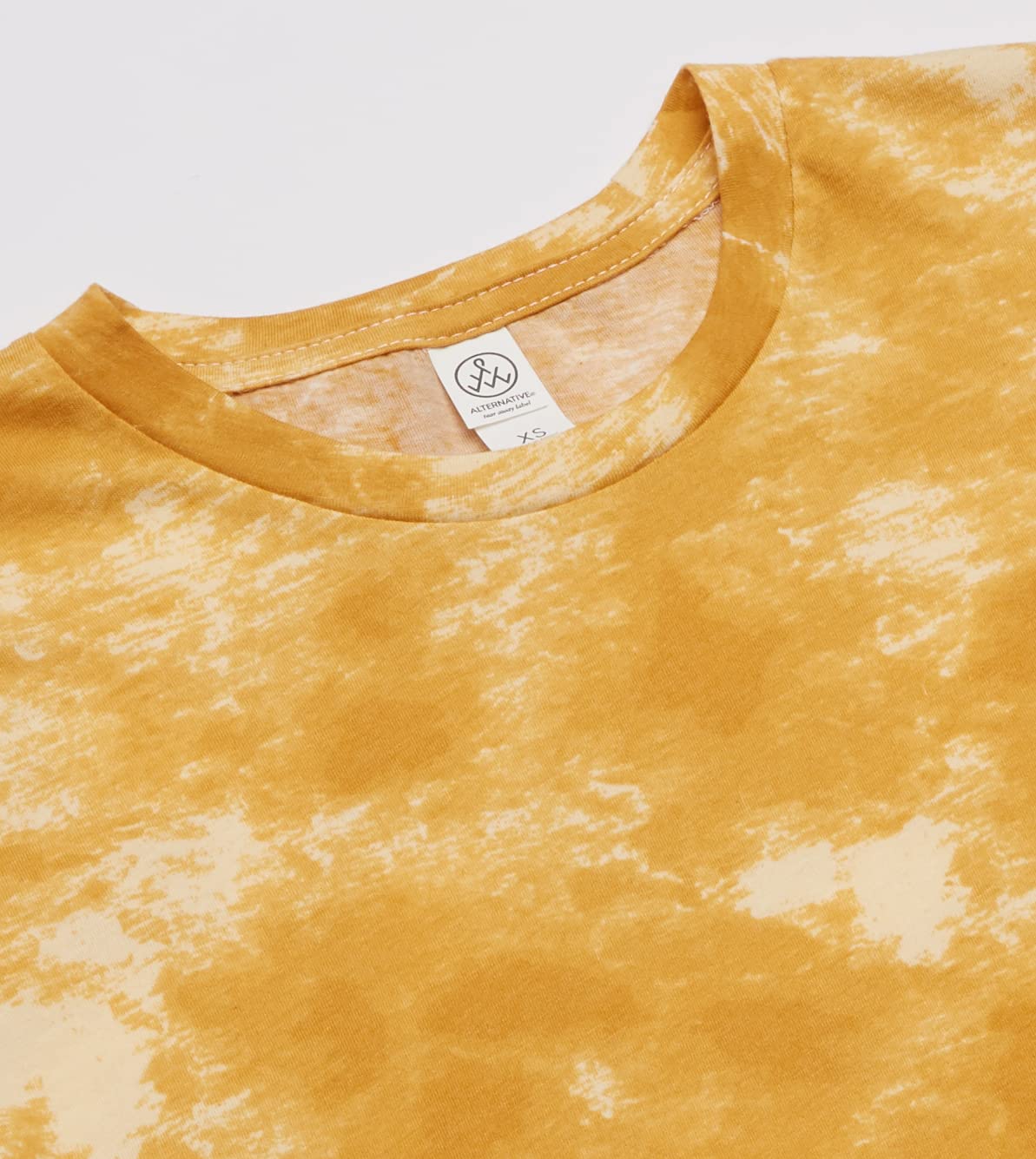 Alternative Men's Go-to Tee, Gold Tie Dye, XX-Large