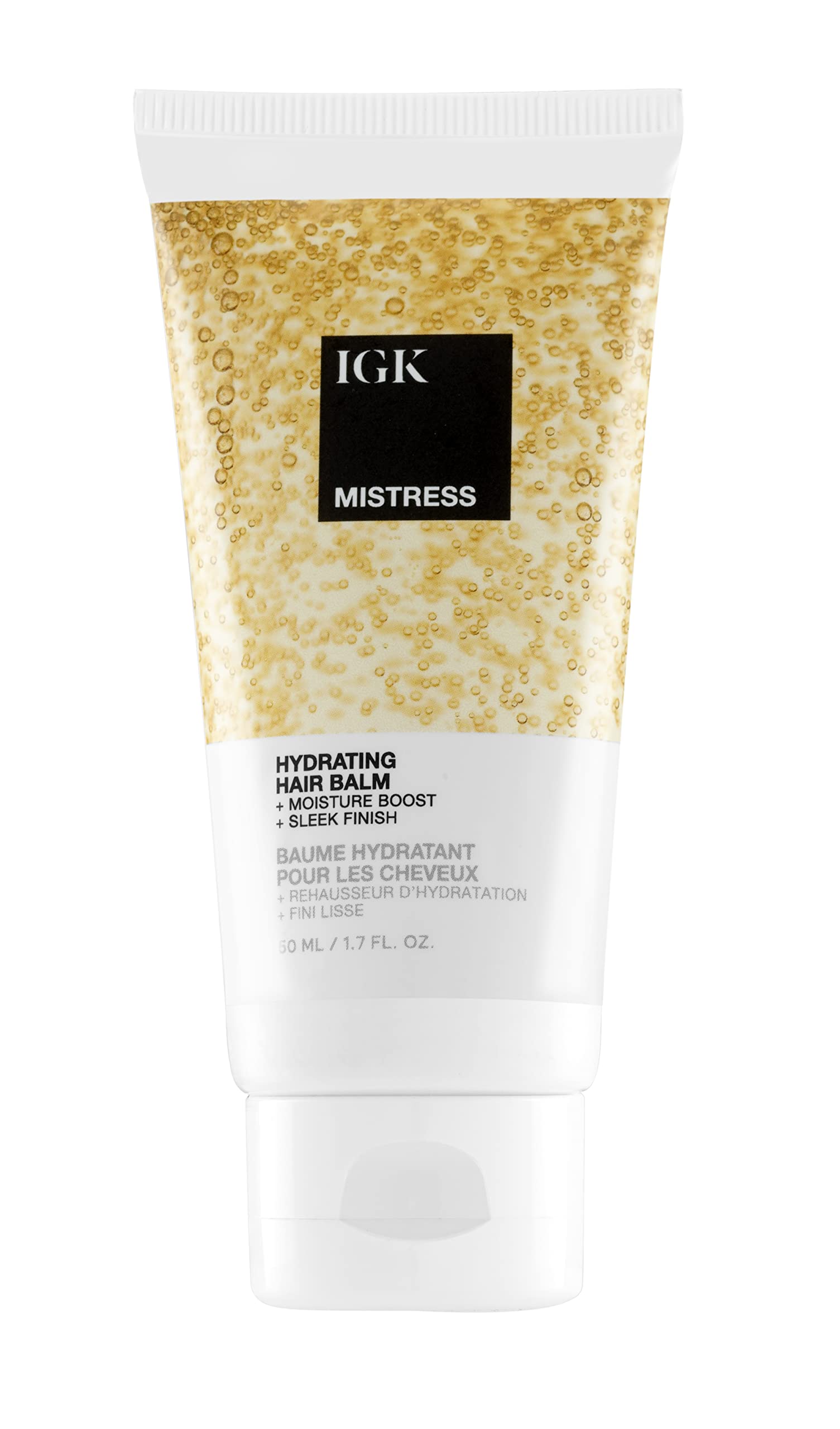 IGK MISTRESS Hydrating Hair Balm Travel | Lightweight + Frizz Control + Shine | Vegan + Cruelty Free | 1.7 Oz