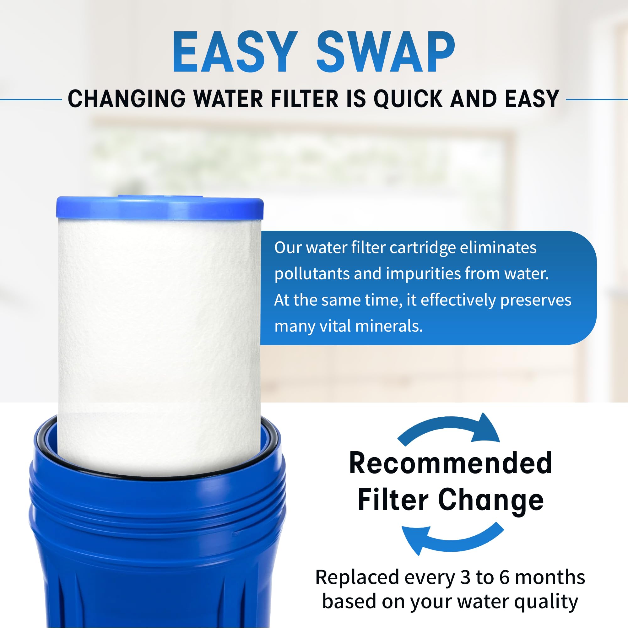 CFS COMPLETE FILTRATION SERVICES EST.2006 Compatible Fit Frescapure 4000 4500 5000 6000 Water Filter Replacement
