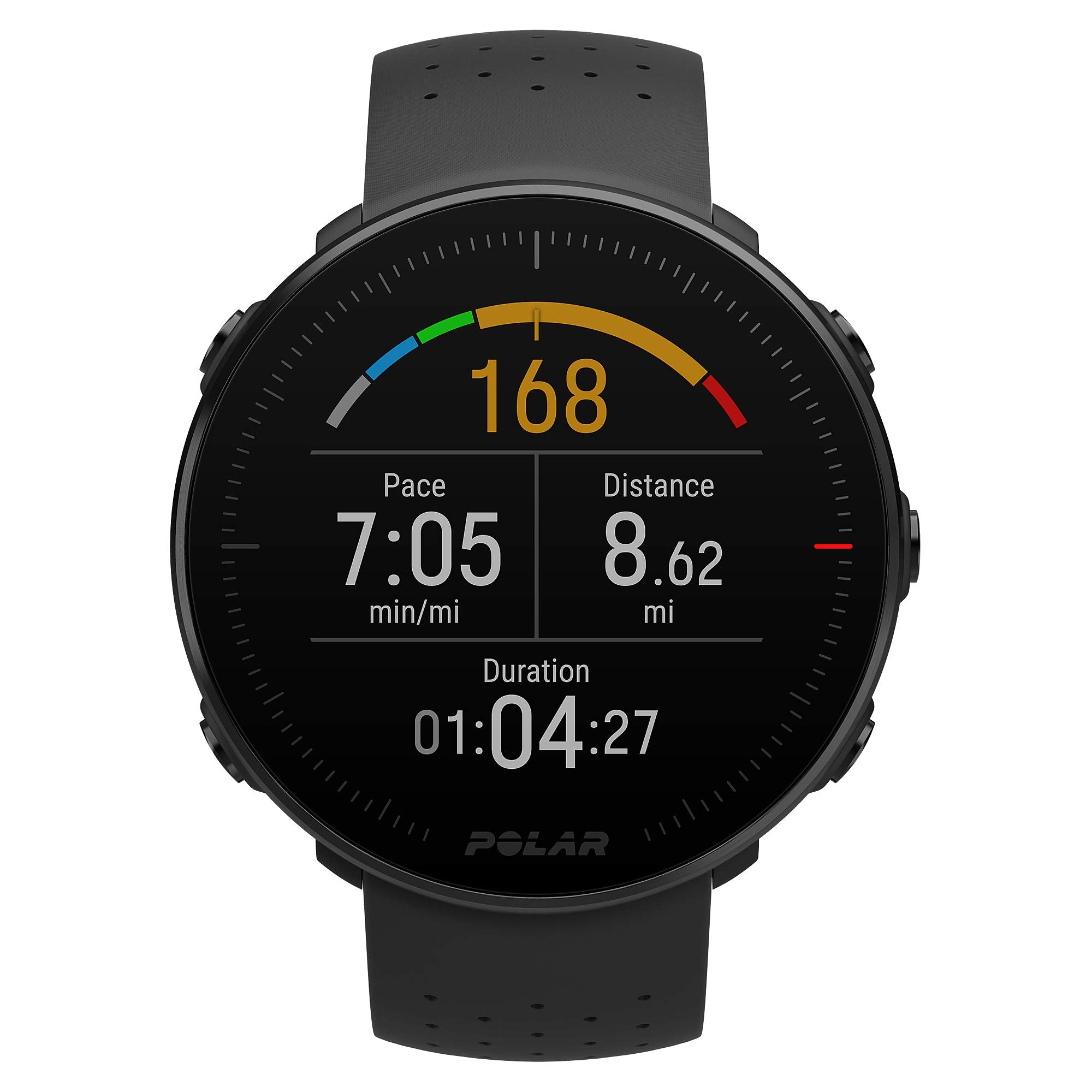 POLAR Vantage M –Advanced Running & Multisport Watch with GPS and Wrist-Based Heart Rate (Lightweight Design & Latest Technology), Black, M-L