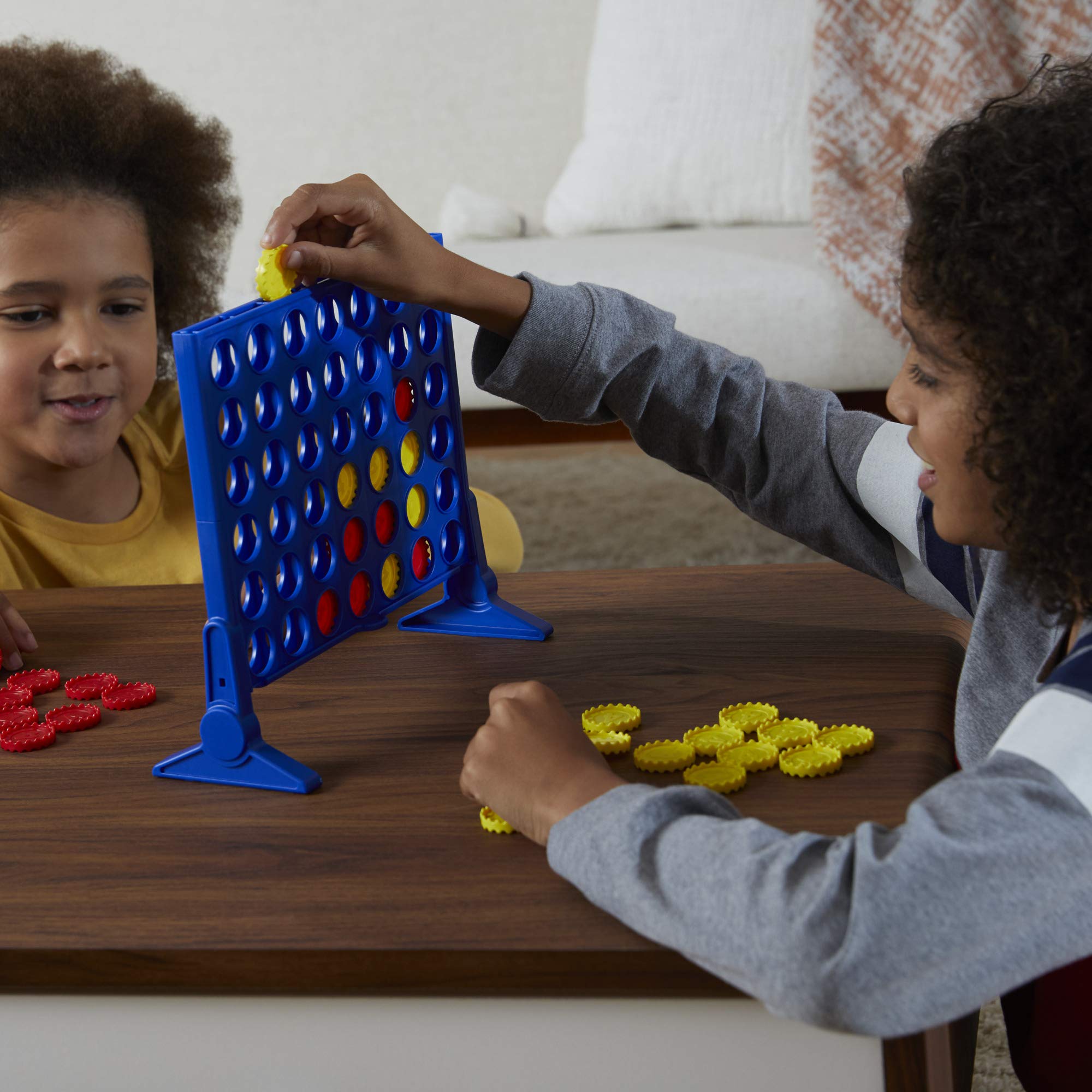 Hasbro Gaming Connect 4 Classic Grid,4 in a Row Game,Strategy Board Games for Kids,2 Player .for Family and Kids,Ages 6 and Up