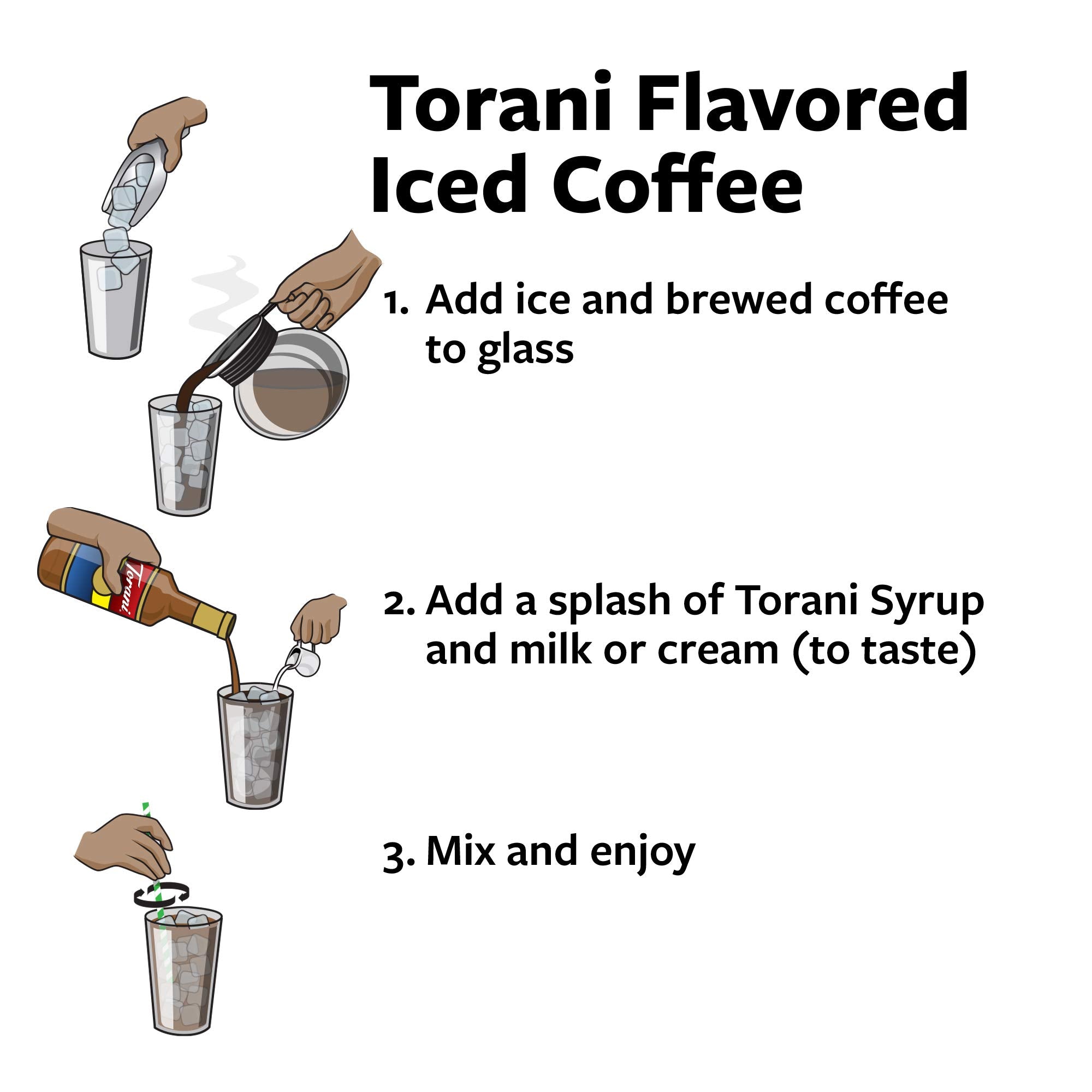 Torani Sugar Free Syrup, Caramel, 25.4 Fl Oz, (Pack of 4)