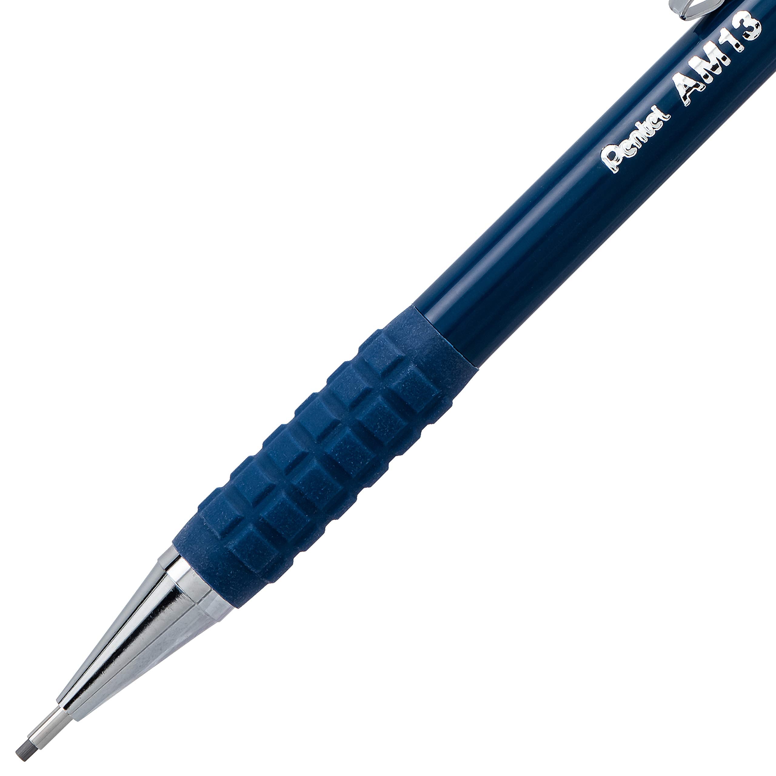 Pentel Sharp HD Mechanical Pencil, (1.3mm), Dark Blue Barrel, Includes Super Hi-Polymer Lead Refill (AM13LBP)