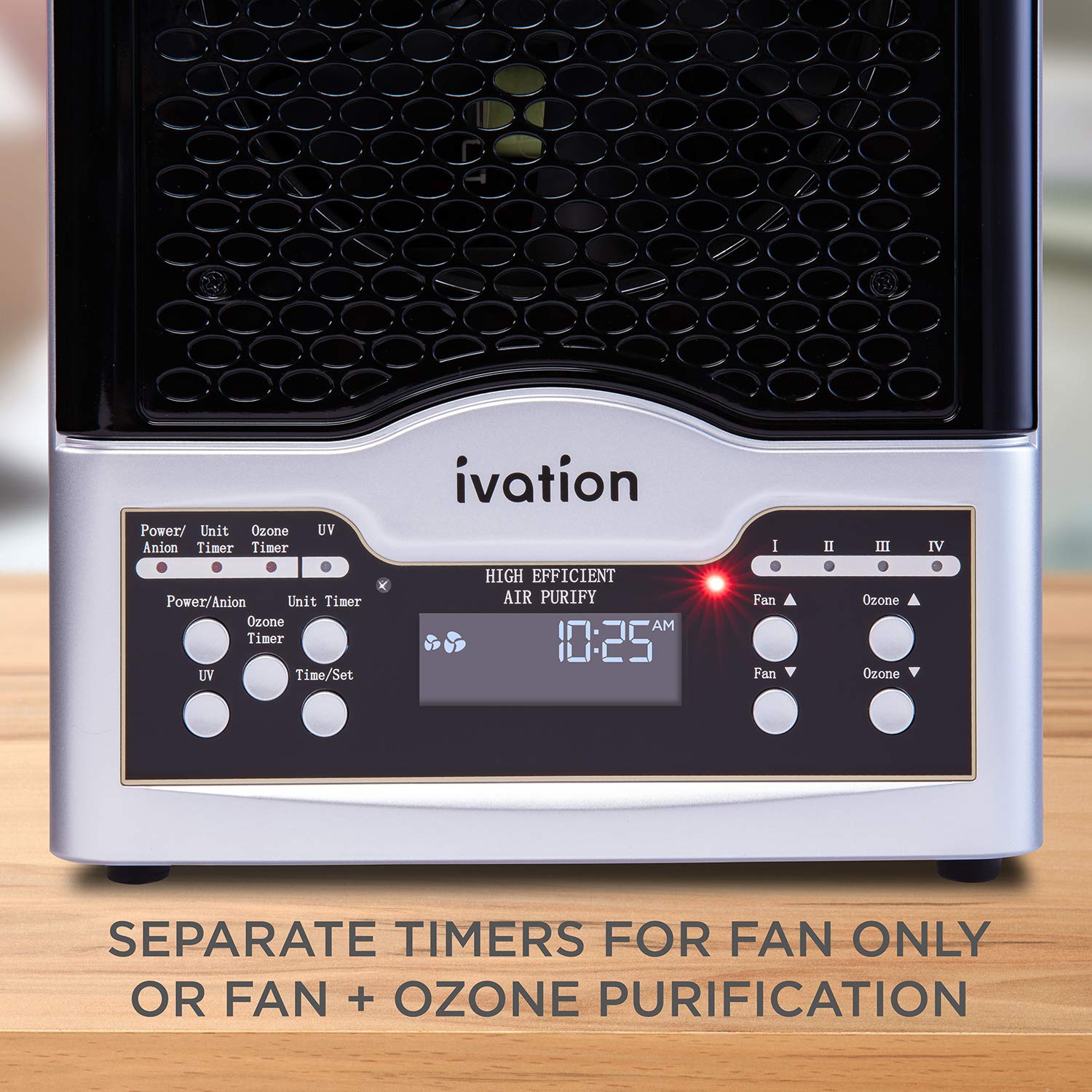 Ivation Replacement Activated Carbon Filter for IVADGOZHEPA Ivation 5-in-1 Air Purifier & Ozone Generator W/Digital Display Timer and Remote