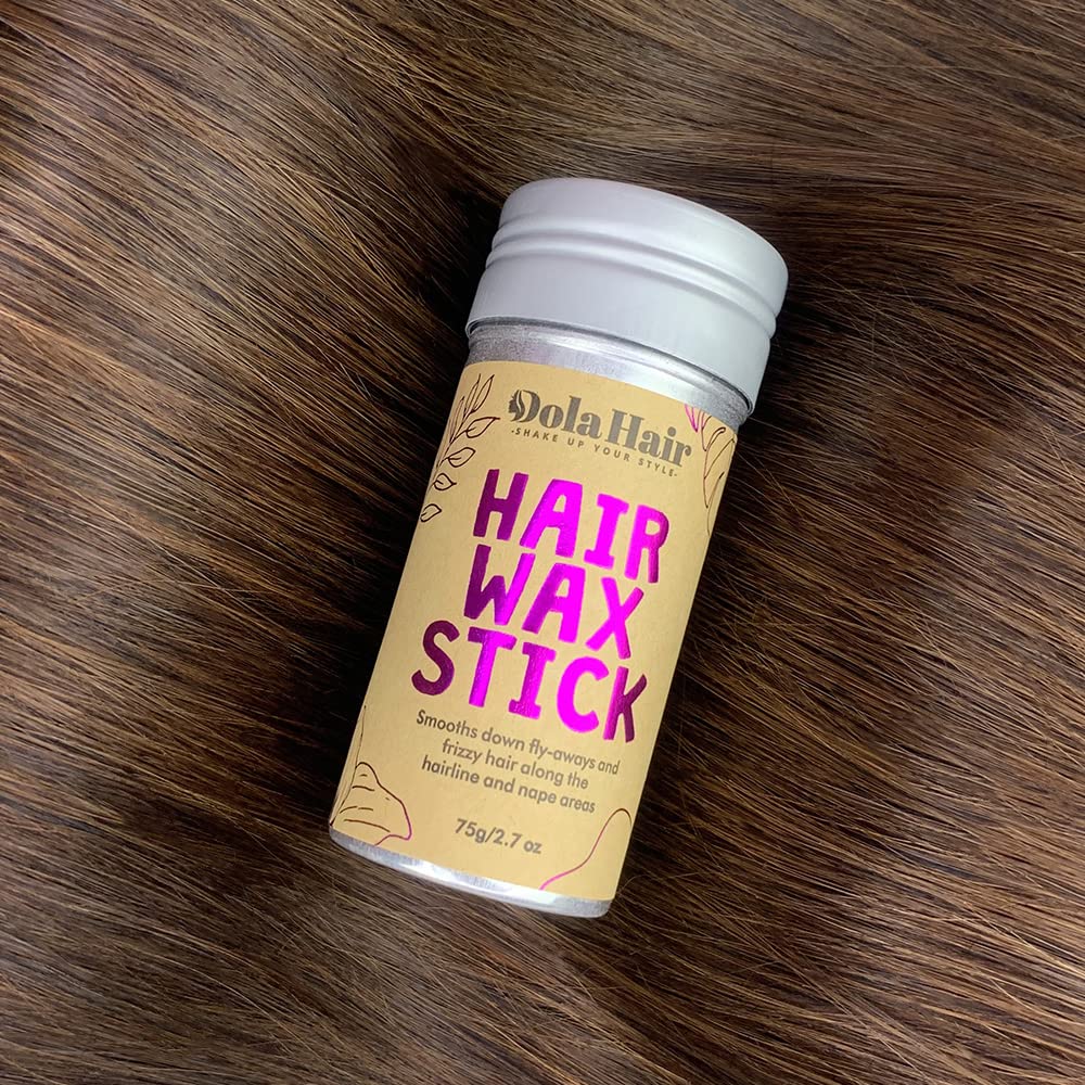 Dolahair Hair Wax Stick - Flyaway Control and Styling Pomade for Kids, Women, and Men - Hair Bun Maker and Accessories