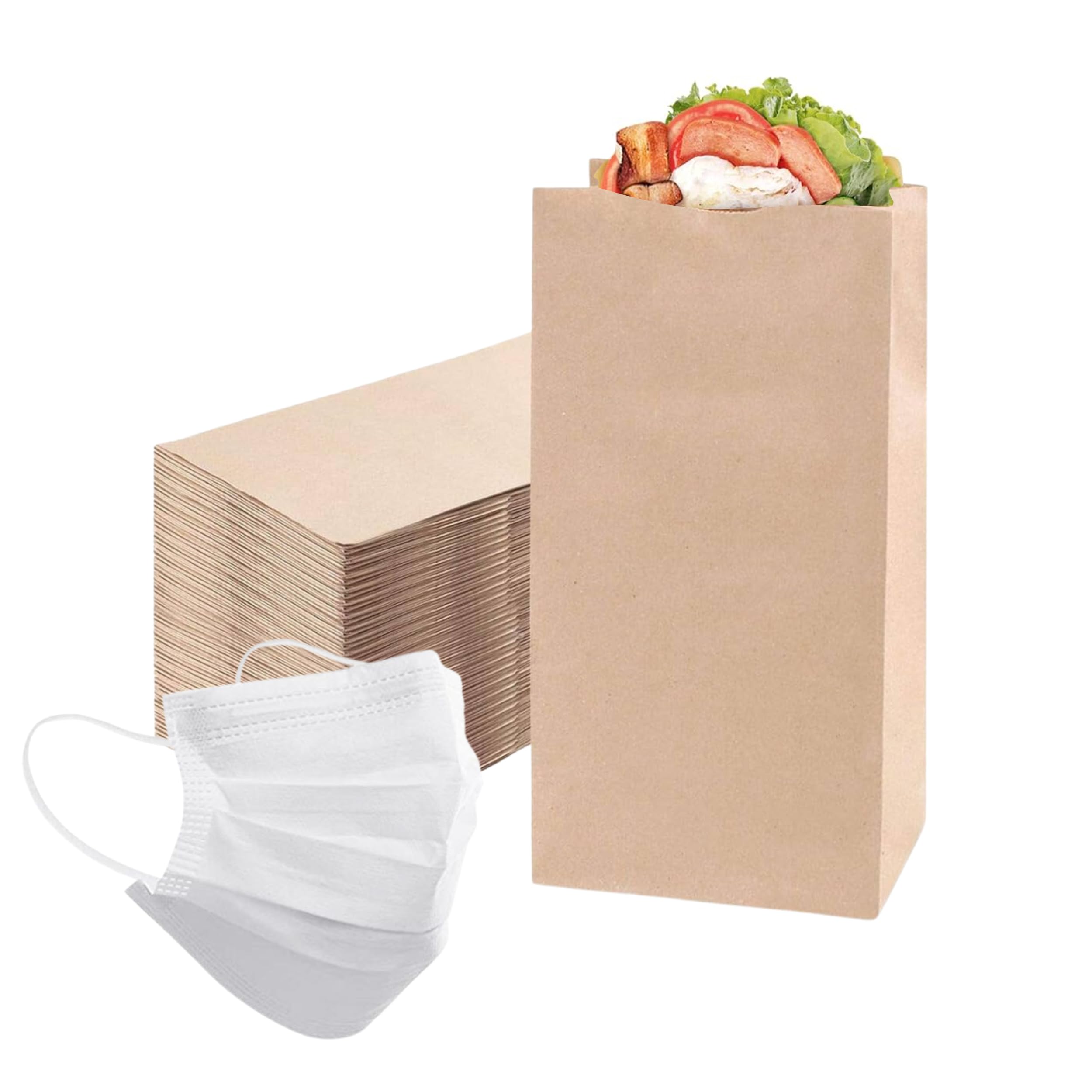 Perfect Stix - Perfect Stix Brown Bag 4lb 40- 2mwhite 4 lb Brown Bag- Pack of 40 Bags