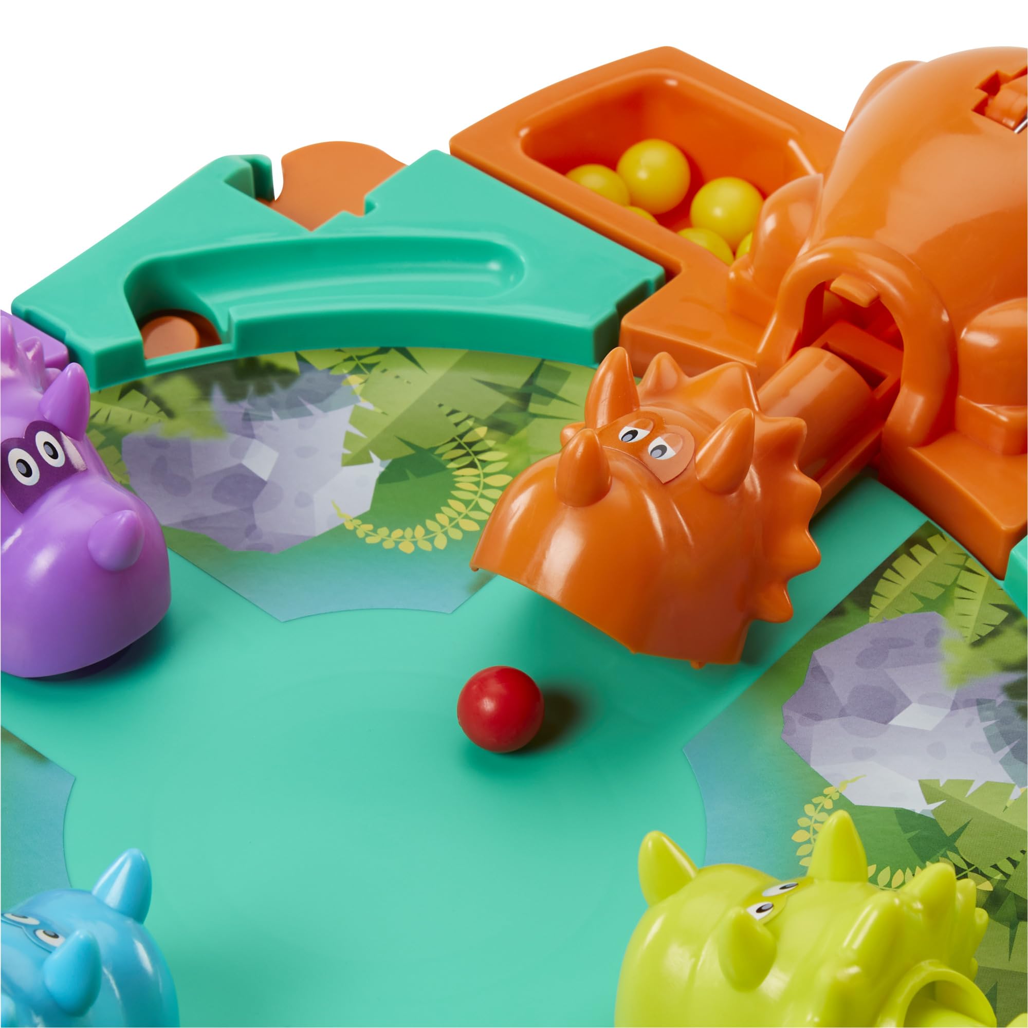 Hasbro Gaming Hungry Hungry Hippos Dino Edition Board Game, Pre-School Game for Ages 4 and Up; for 2 to 4 Players (Amazon Exclusive)