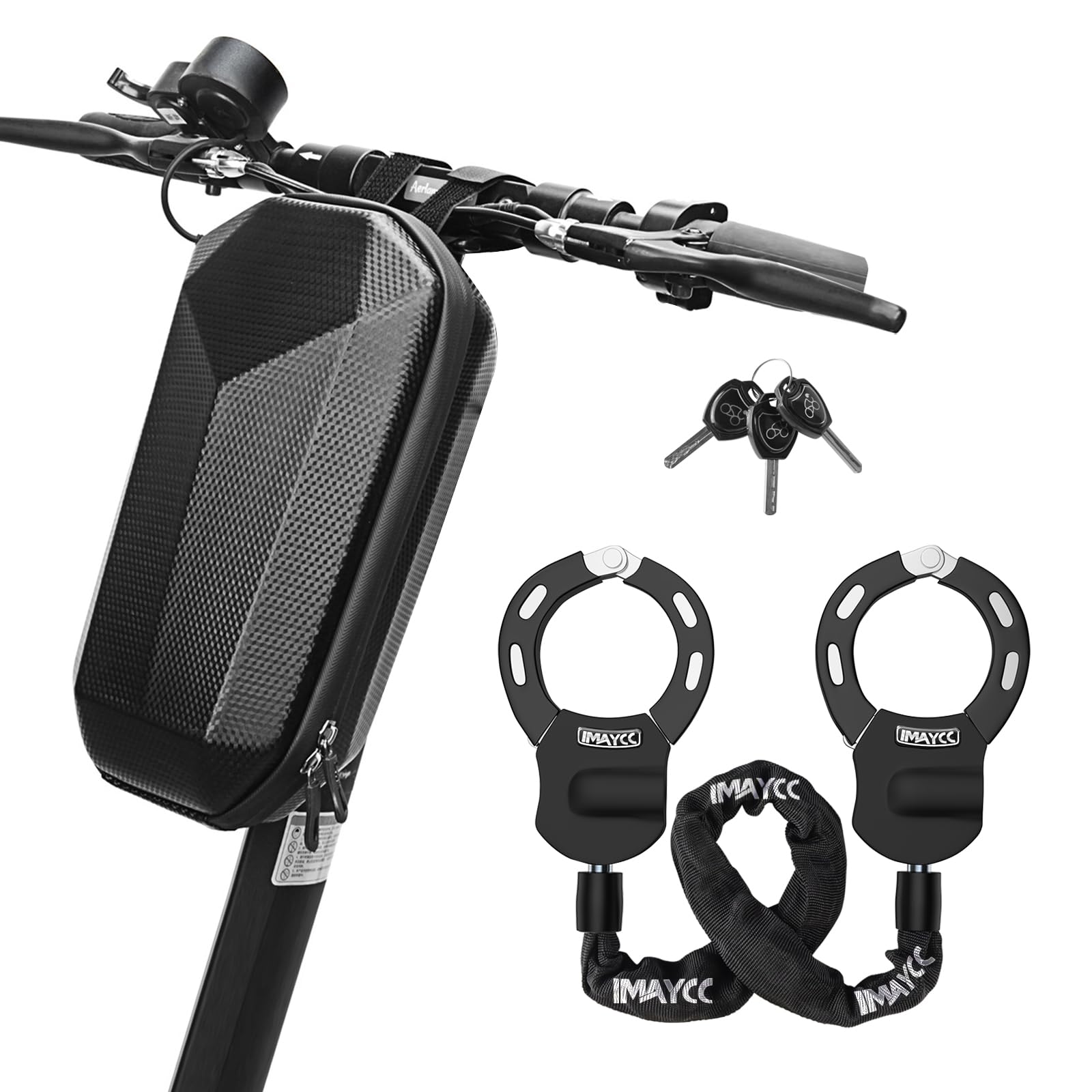 Scooter Chain Lock, Bike Lock, Electric Scooter Accessories, Security Anti-Theft Bike Lock, Chain Lock for Electric Scooter, Motorcycle, Bicycle