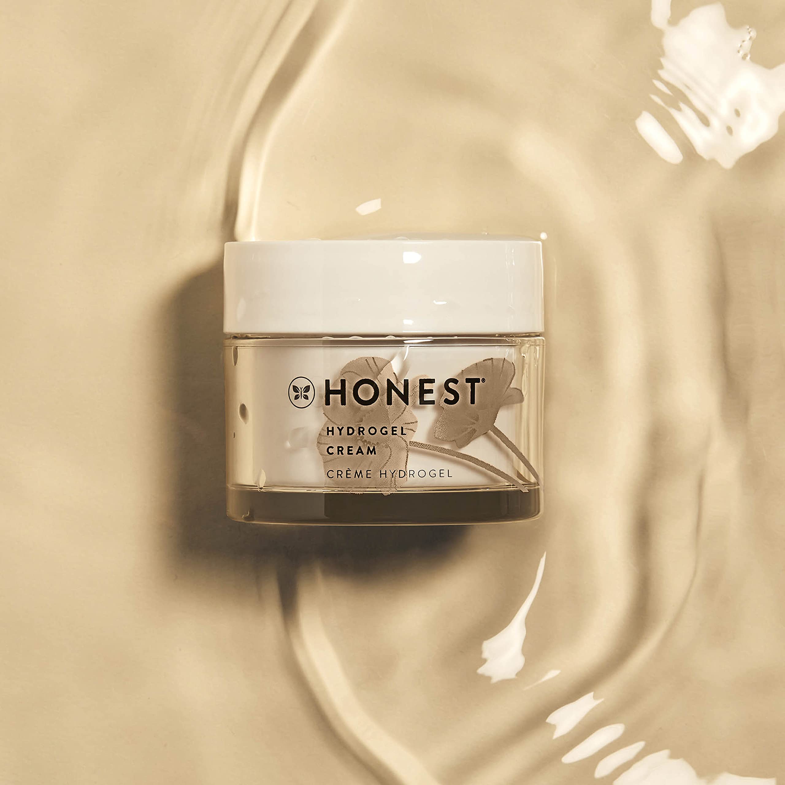 Honest Beauty Never Basic Skincare Duo | Mini Hyaluronic Acid Infused Hydrogel Cream (0.57 fl oz) + Mini Green Juice Antioxident Serum (0.4 fl oz) | EWG Verified, Vegan + Cruelty Free