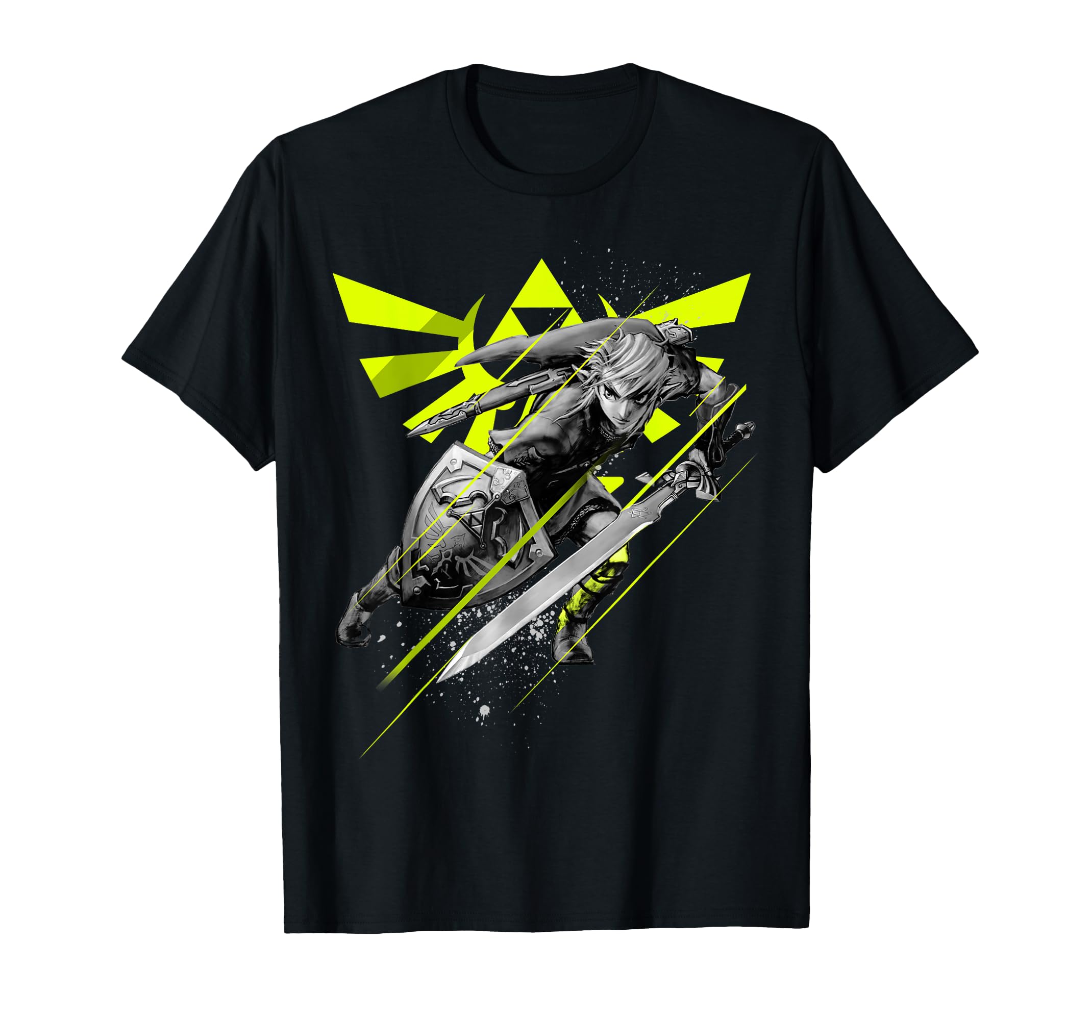 Legend of Zelda Link Neon Green Crest T-Shirt