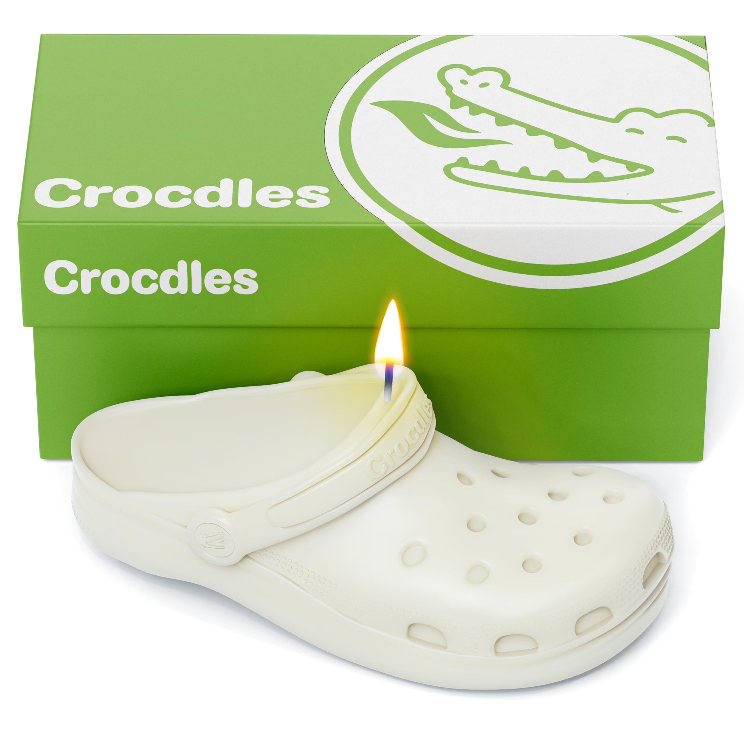 Croc Candle with Gift Box - Air Wax - Stocking Stuffers for Teens - Stocking fillers for Boys - Candle Gifts - White Elephant Gifts - Gifts for Teen Girls - Cute Candles - Sneaker Candles