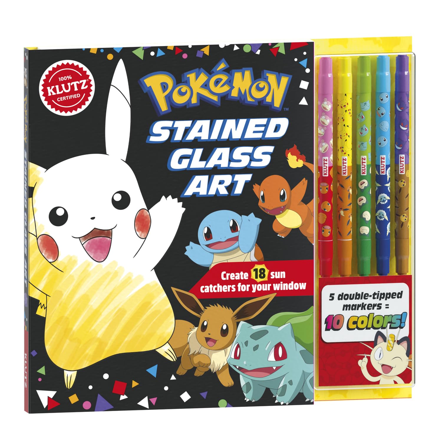 KLUTZ Pokémon Stained Glass Art Craft Kit